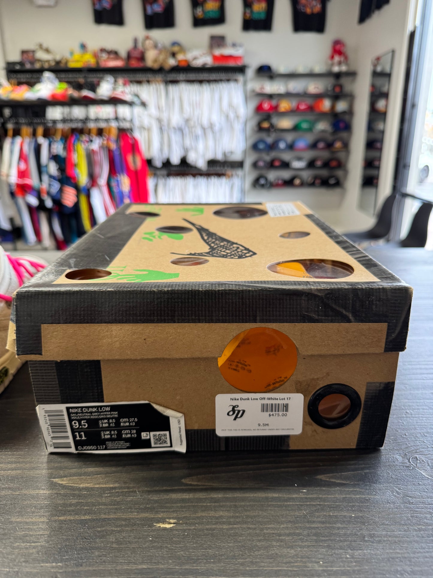 Pre-owned Nike x Off White Dunk Low Lot 17