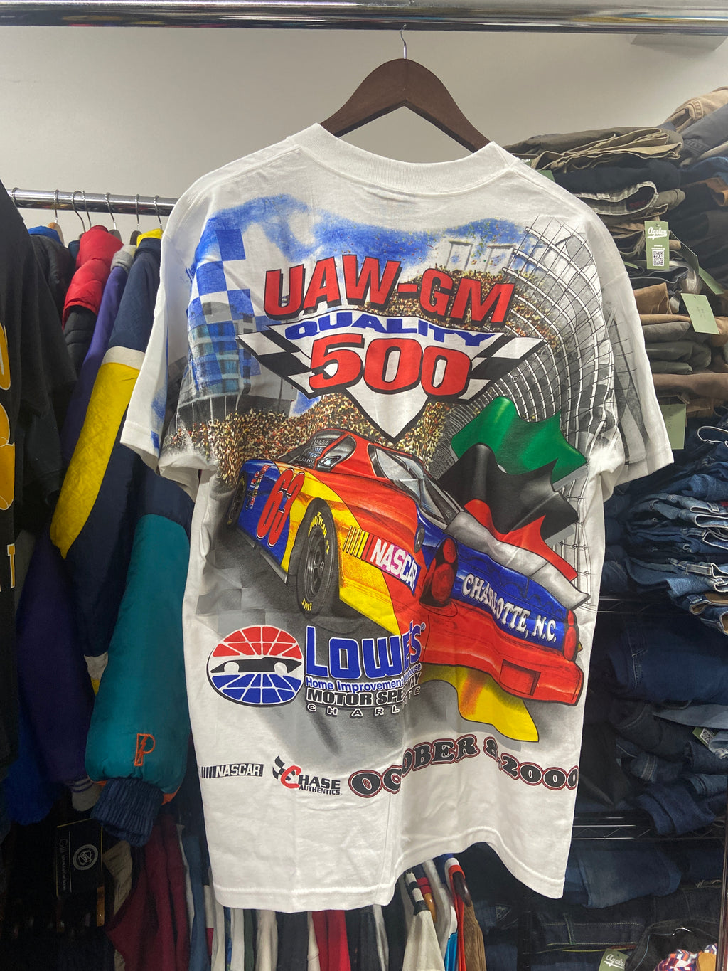 UAW-GM Quality 500 Winston Cup Series Tee