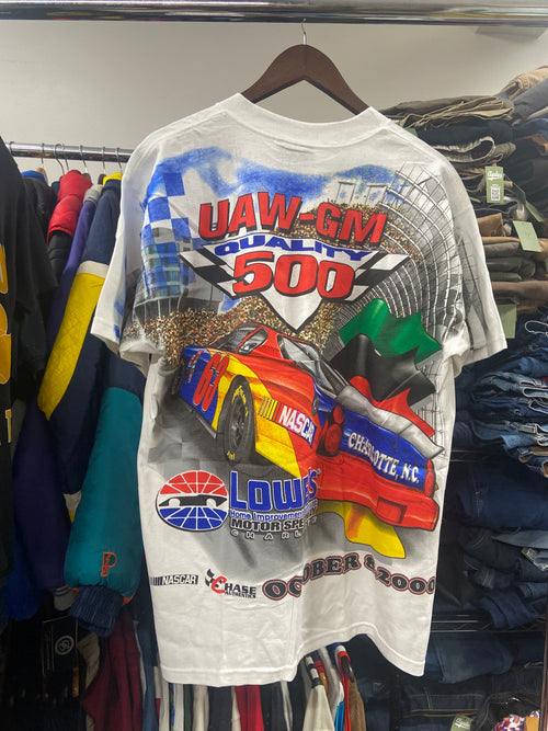 (AO) UAW-GM Quality 500 Winston Cup Series Lowe’s All Over Print Tee