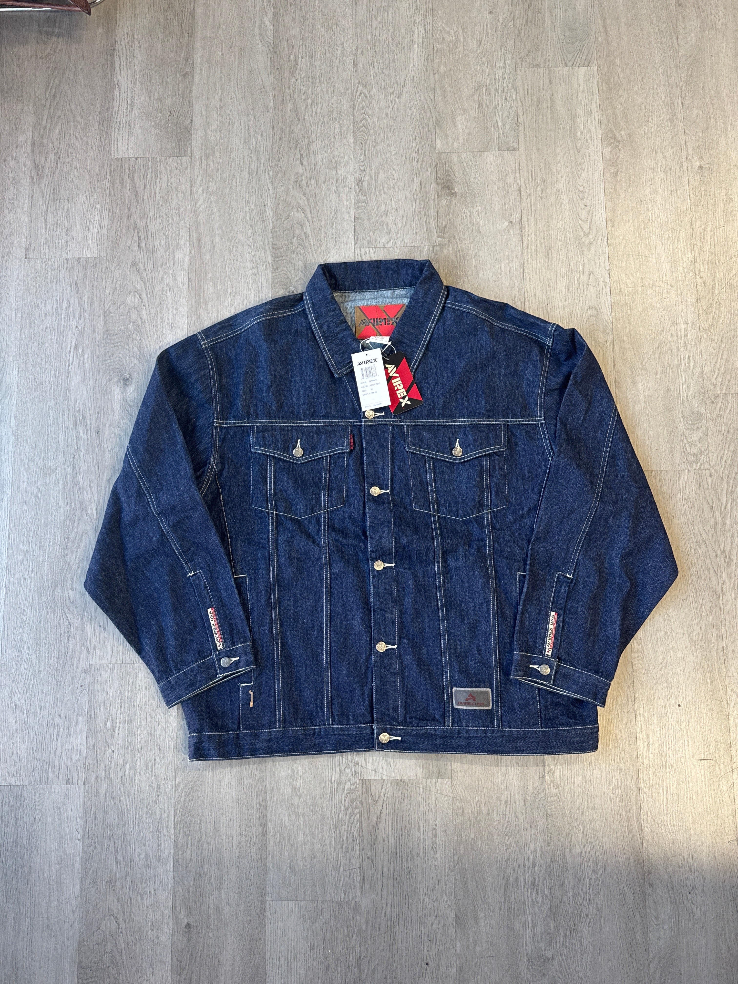 Vintage Avirex USA Denim Jean Jacket