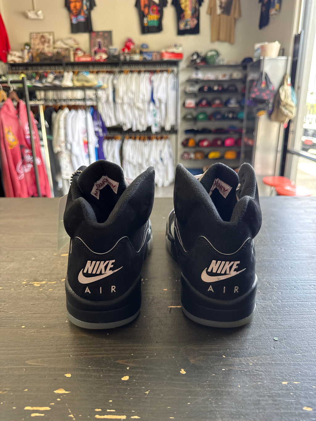 Pre-owned Jordan Retro 5 Black Metallic Reimagined