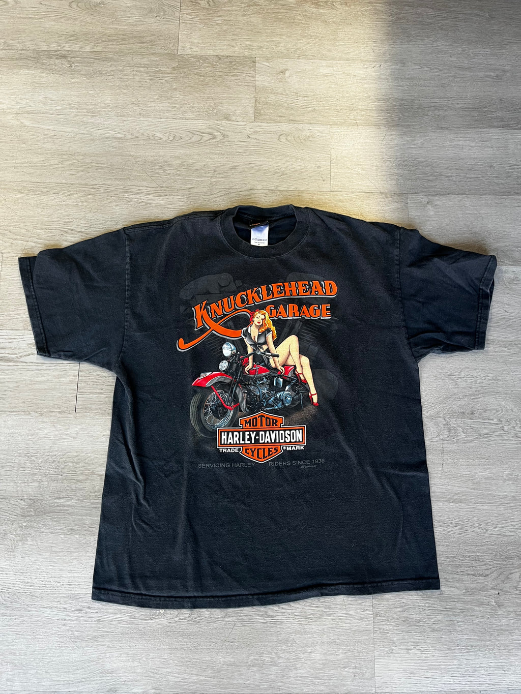 Knucklehead Garage Harley Davidson Tee