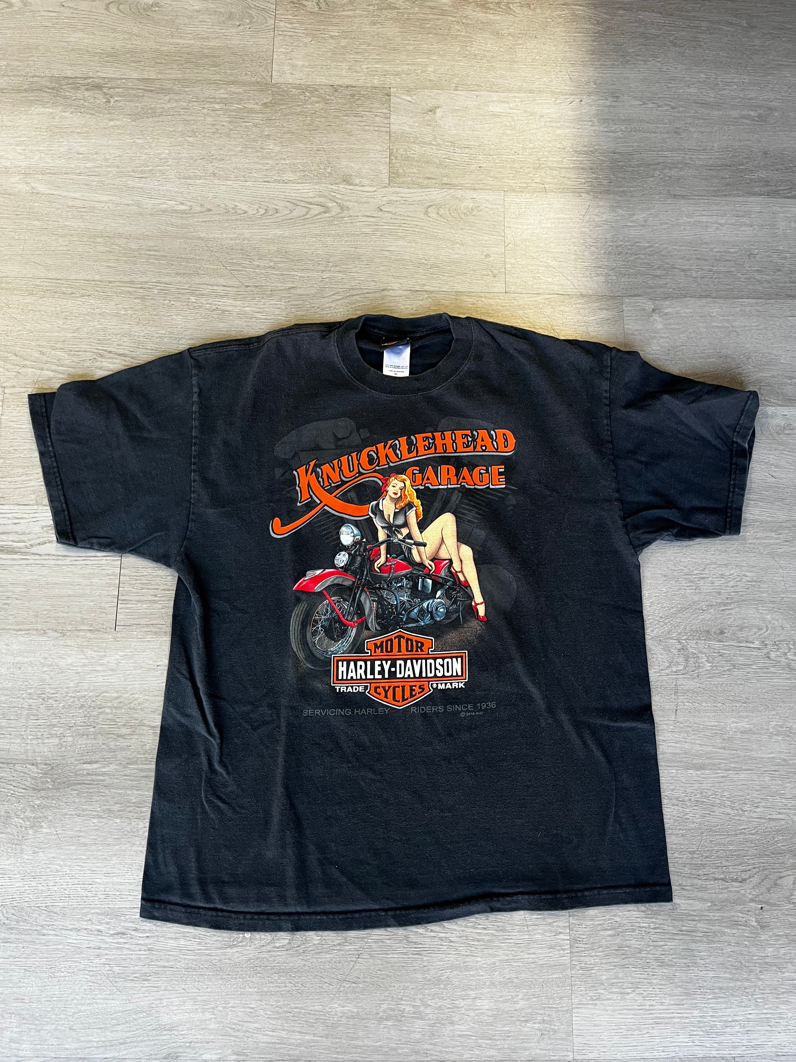 Knucklehead Garage Harley Davidson Tee