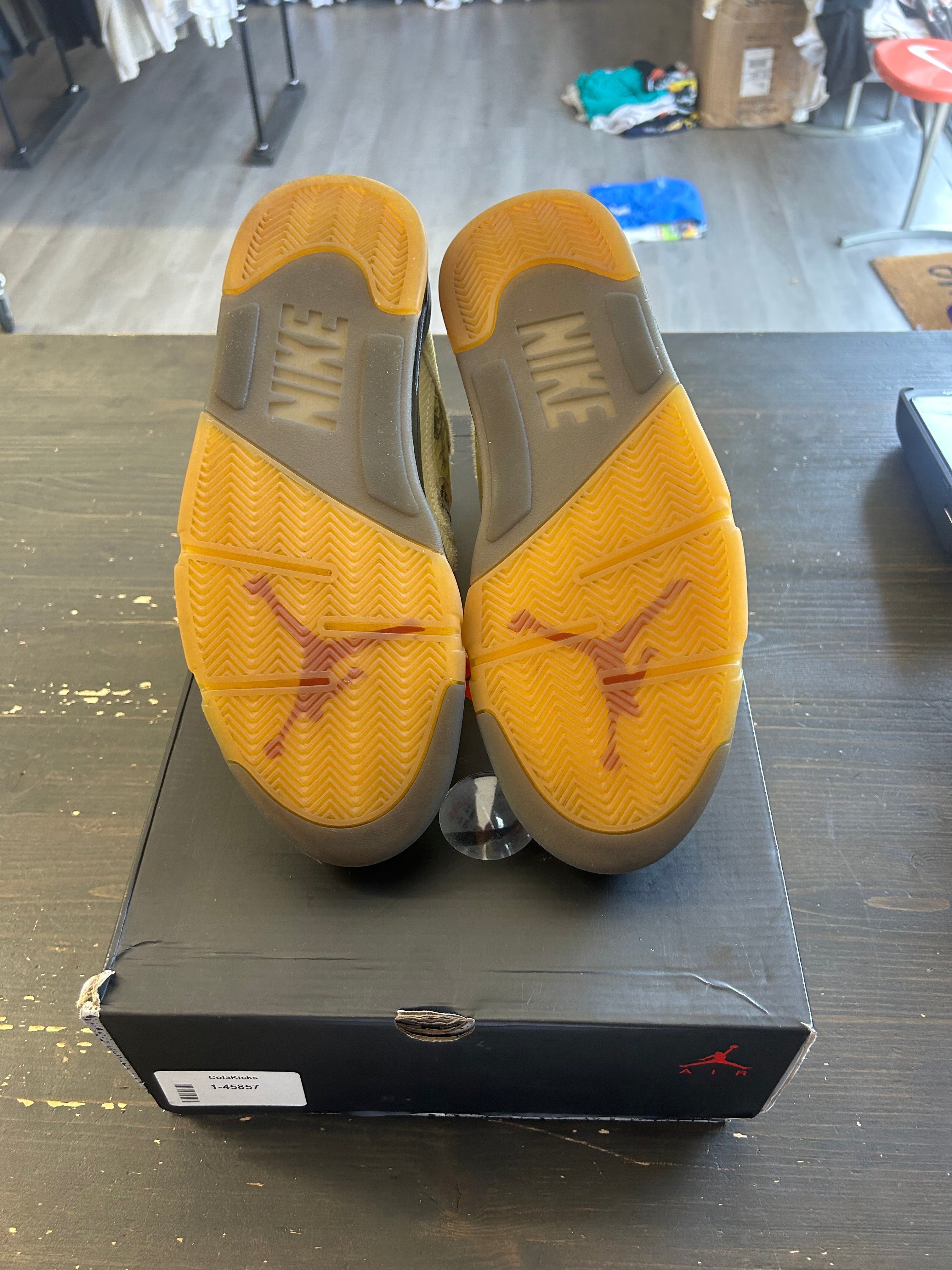 Pre-Owned Jordan 5 Retro Off-White Sail