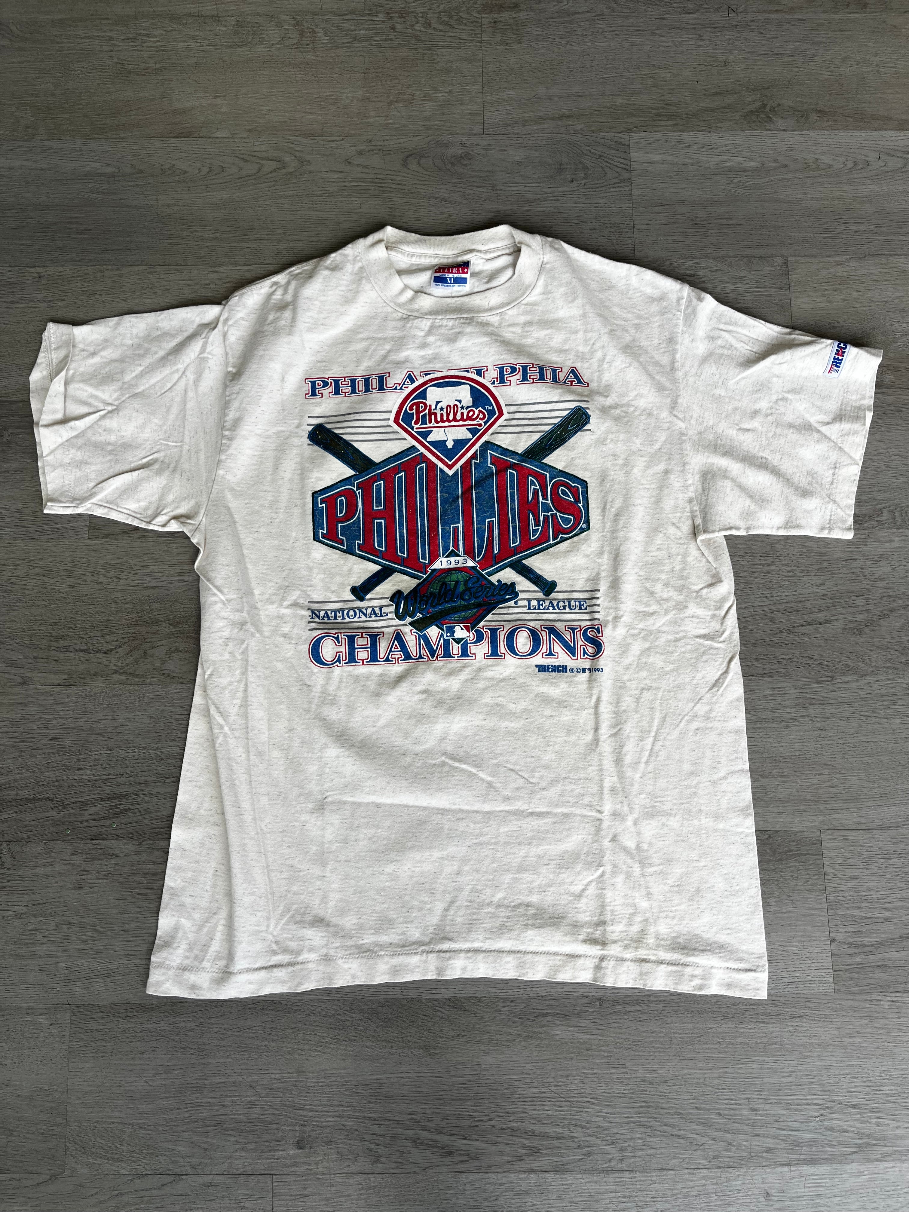 Vintage Philadelphia Phillies 1993 National League Champions Tee