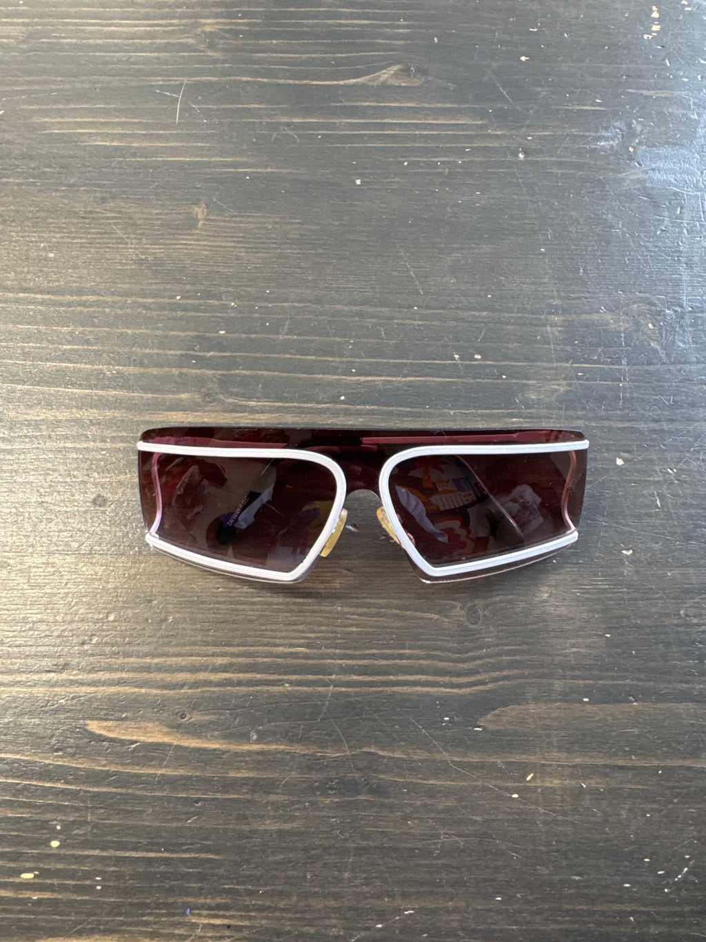 Vintage 90s Crozel Hip Hip Style Purple Glasses