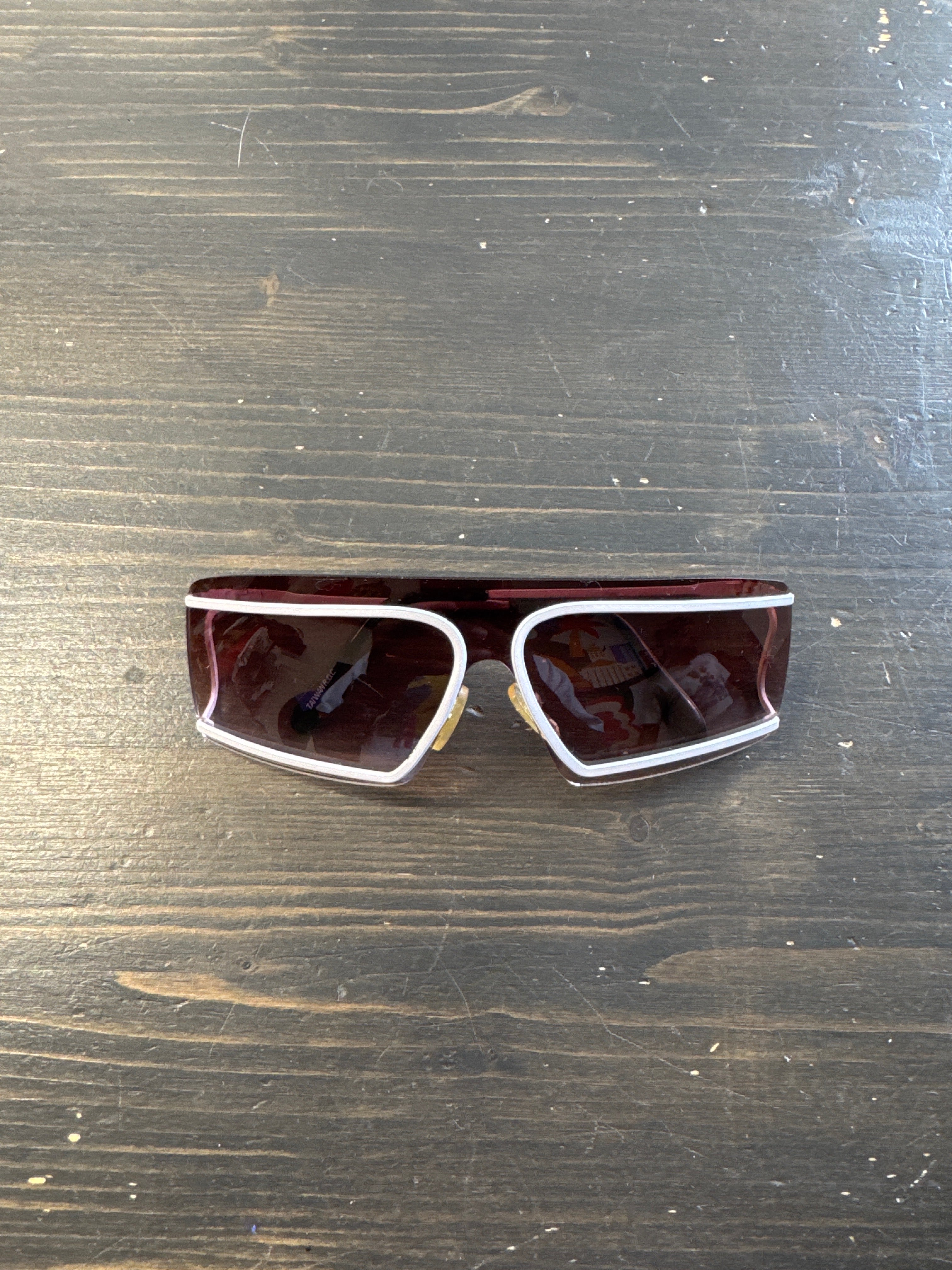 Vintage 90s Crozel Hip Hip Style Purple Glasses