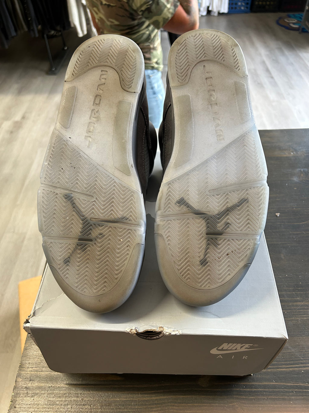 Pre-owned Air Jordan 5 Retro Wolf Grey