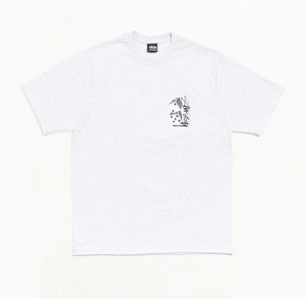 Stussy Ash Heather Tall Dice Tee Stüssy