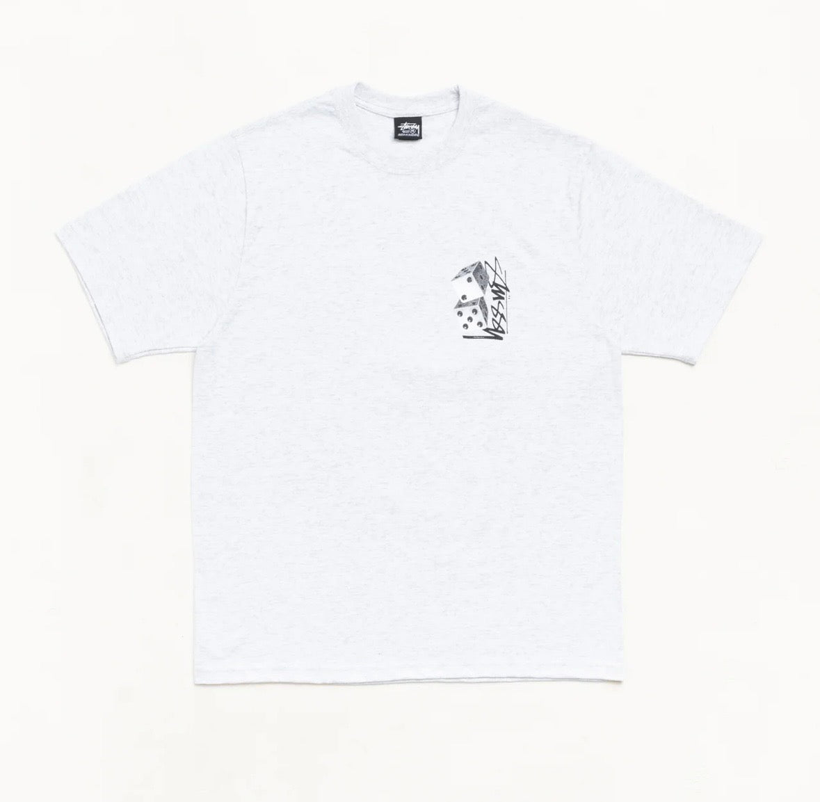Stussy Ash Heather Tall Dice Tee Stüssy