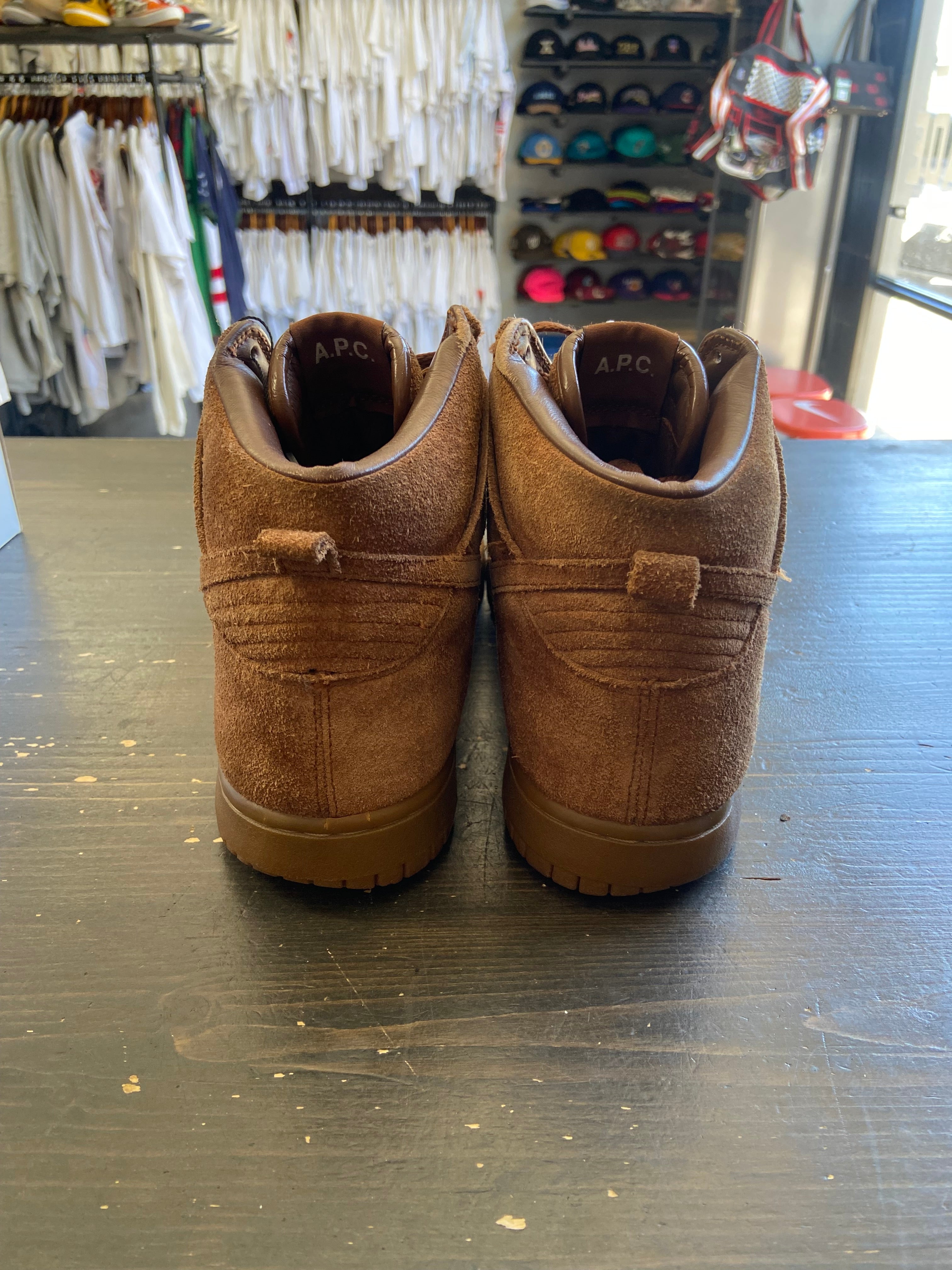 Pre-Owned A.P.C x Nike Dunk High 08 NRG 'Rustic Brown Suede'