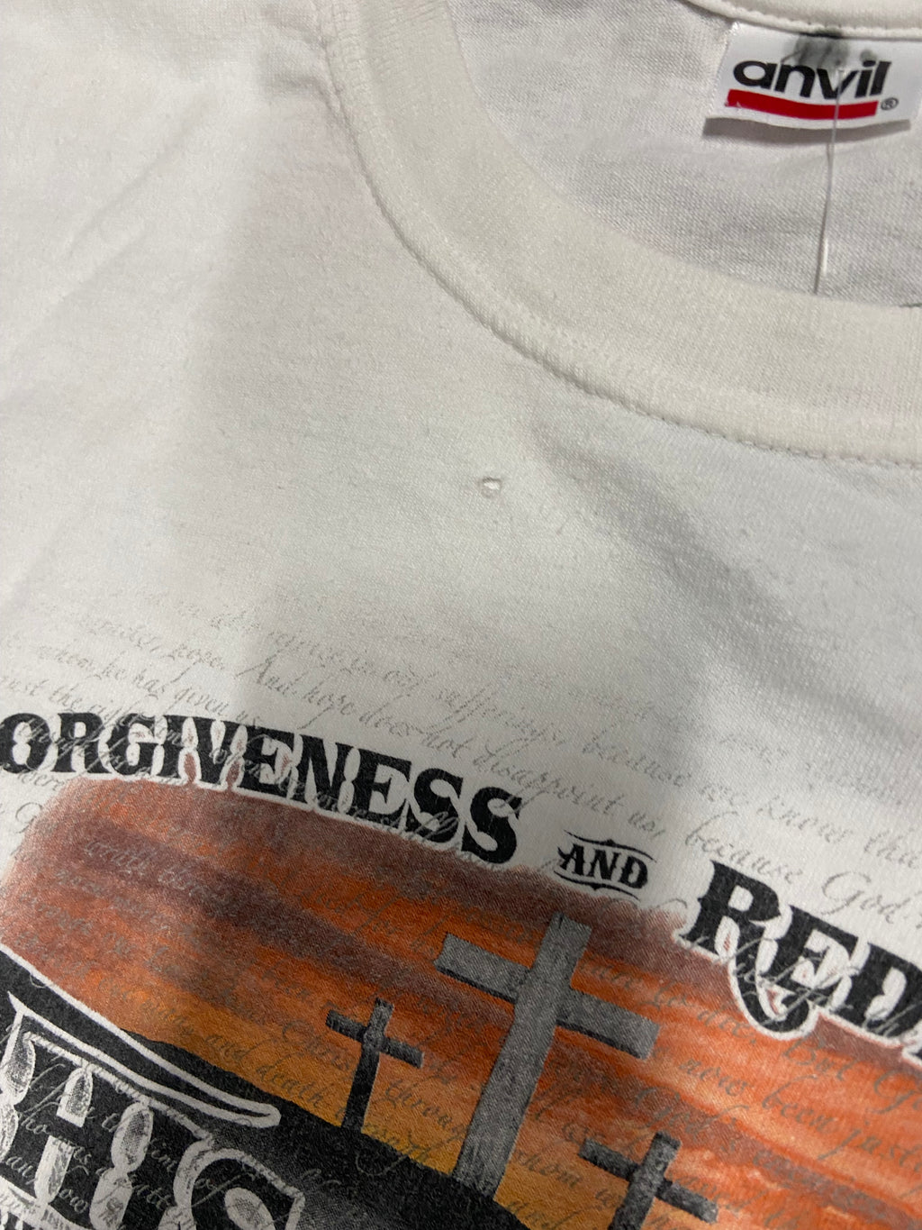 Vintage John 3:16 Forgiveness and Redemption Tee