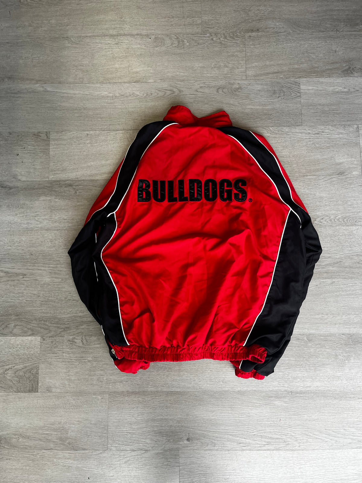 Vintage Georgia Bulldogs Quarter Zip Windbreaker Jacket