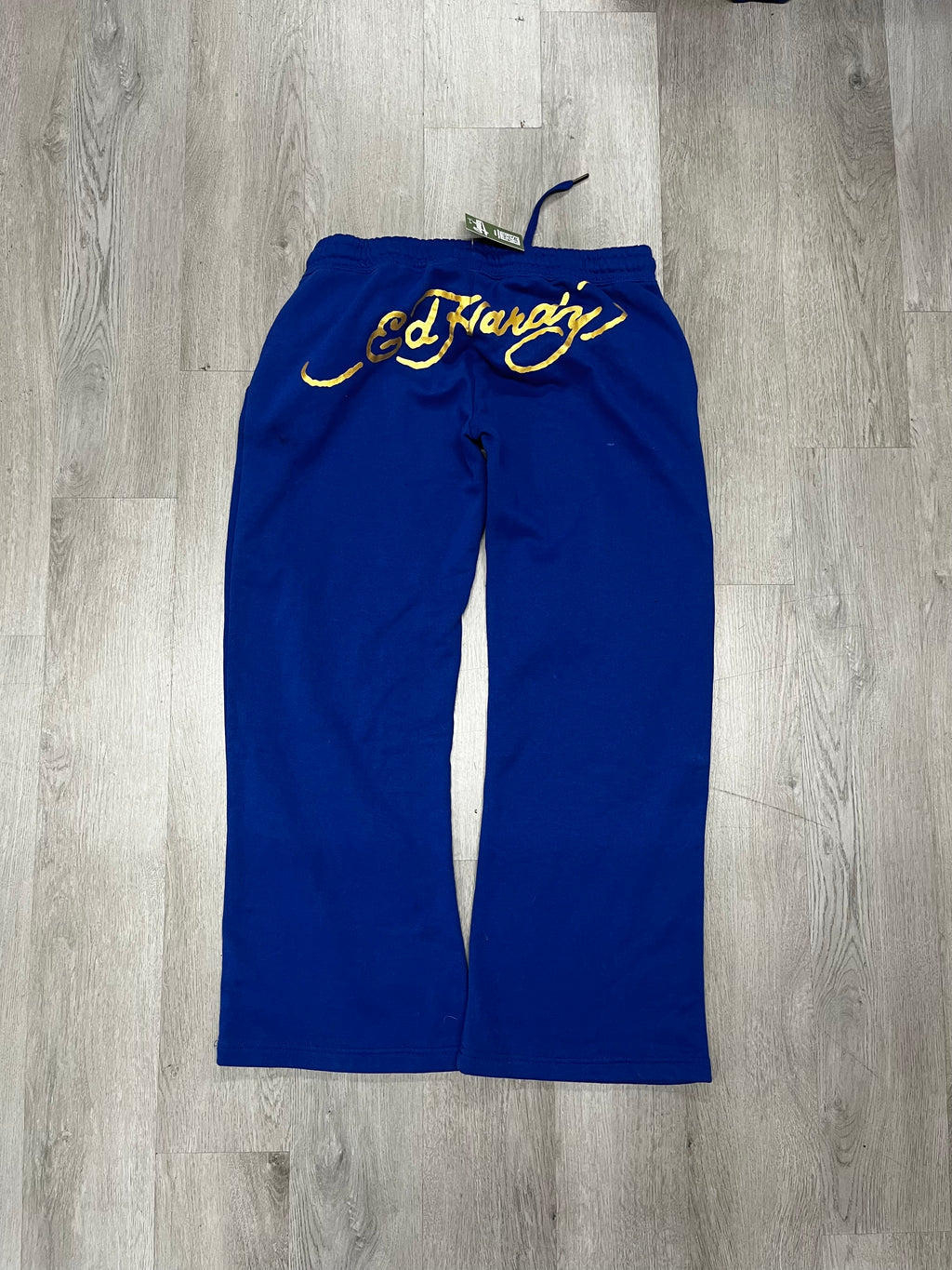 Women’s Ed Hardy Blue Tiger Wide Leg Sweatpants