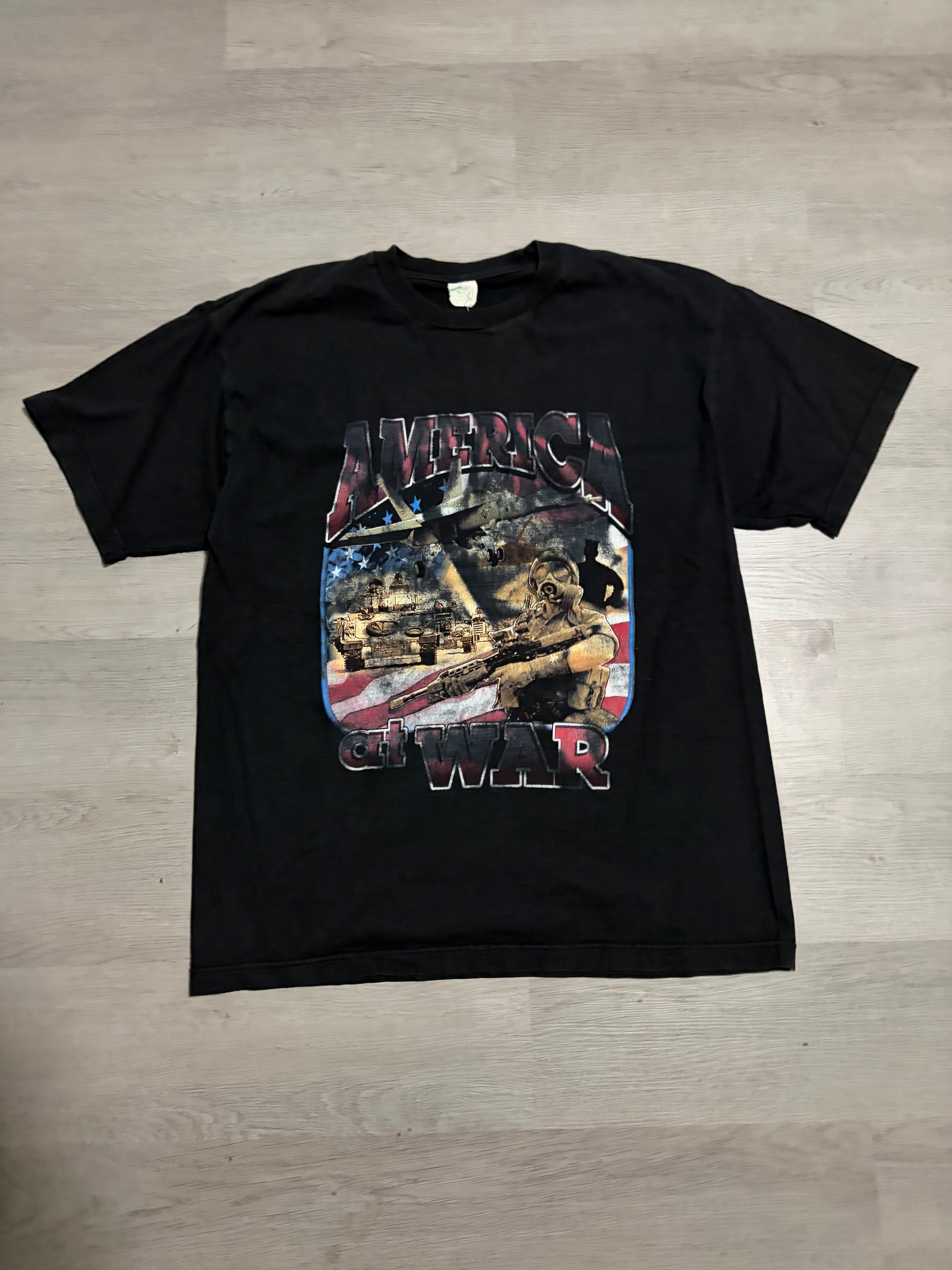 Vintage America at War Rap Tee