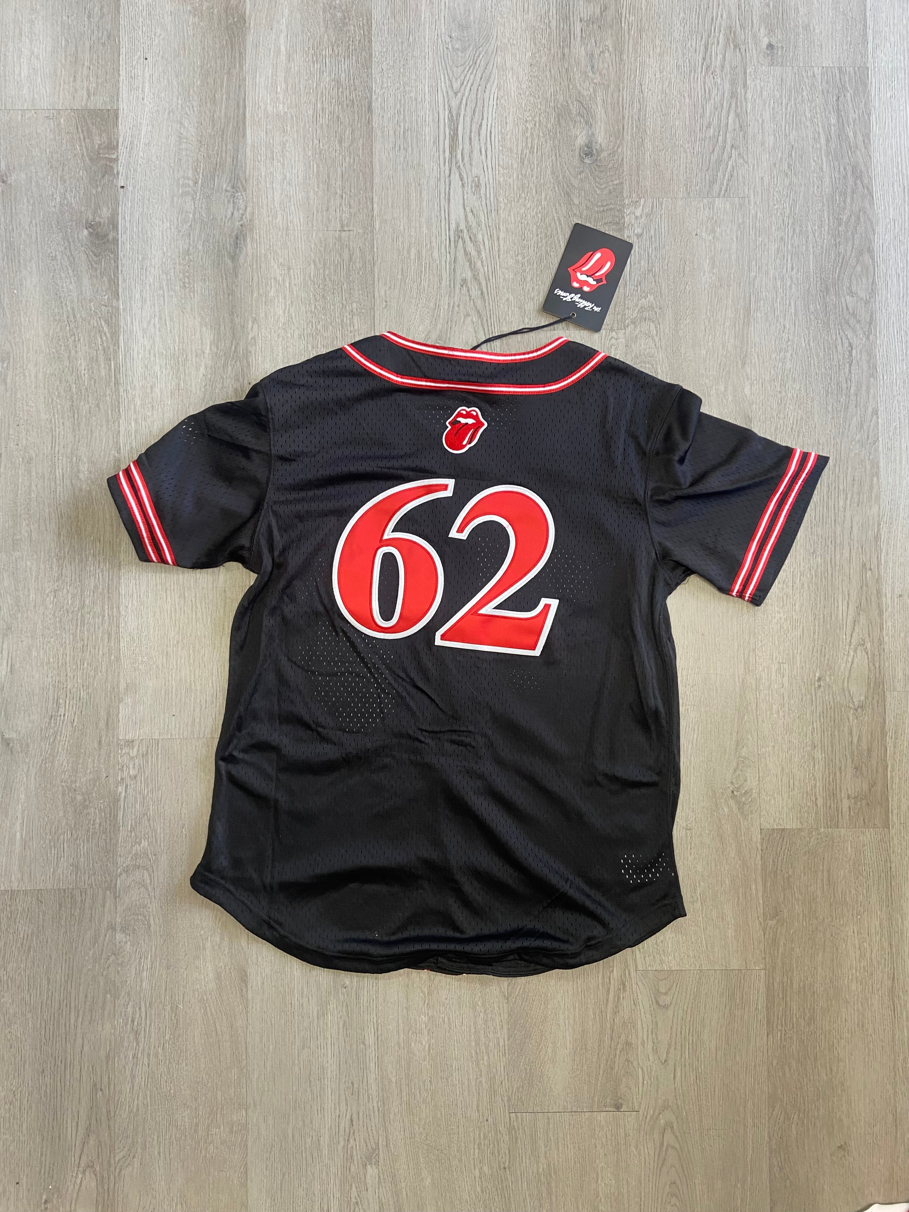 Rolling Stones #62 Baseball Jersey