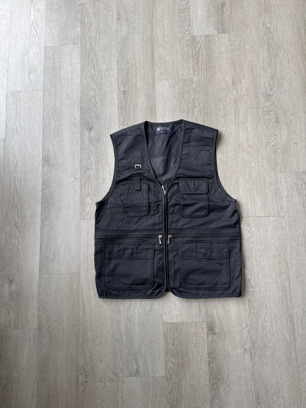 Vintage H2H Black Utility Vest