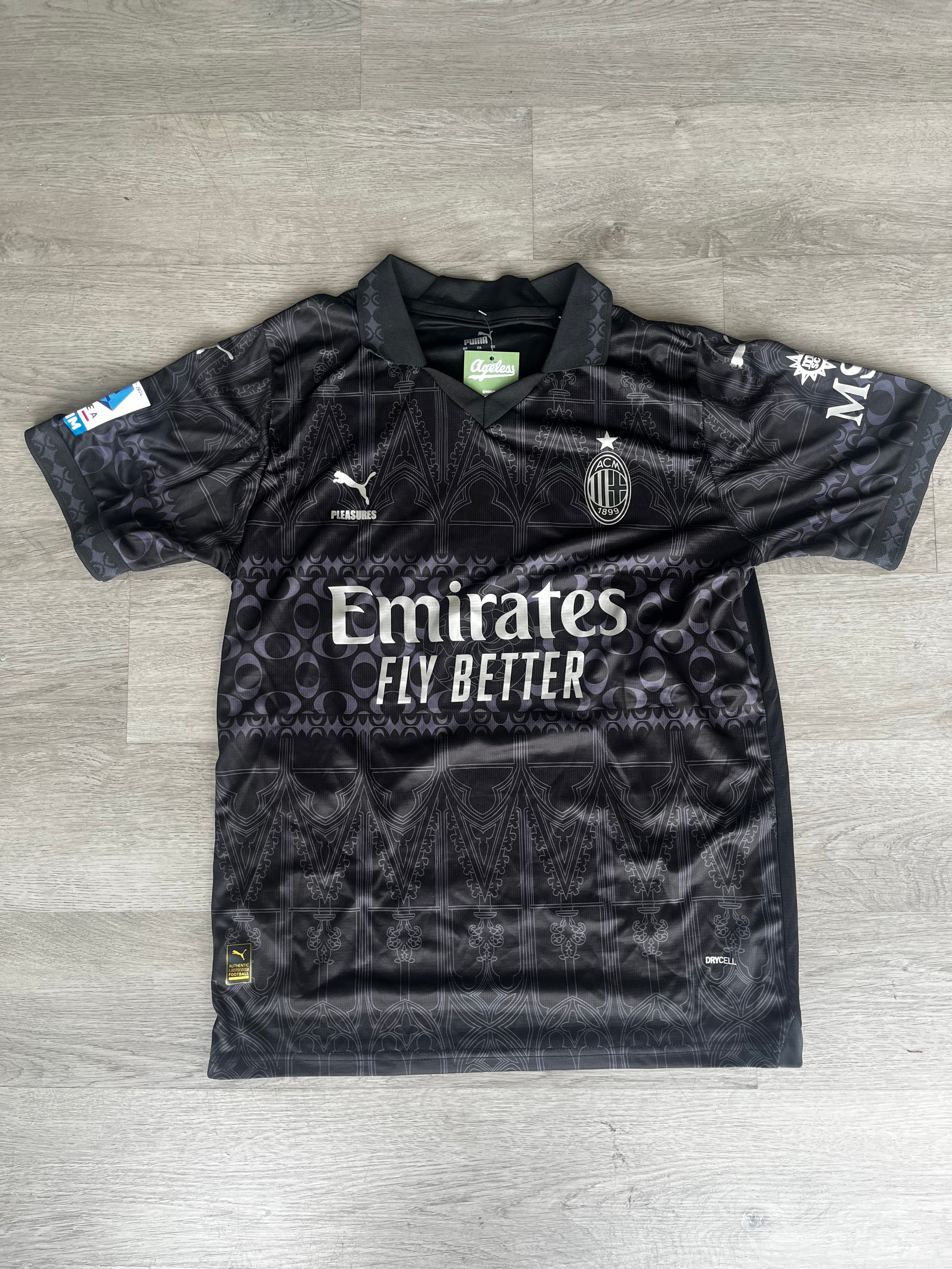 PUMA x PLEASURES AC Milan 2023-2024 Fourth Jersey