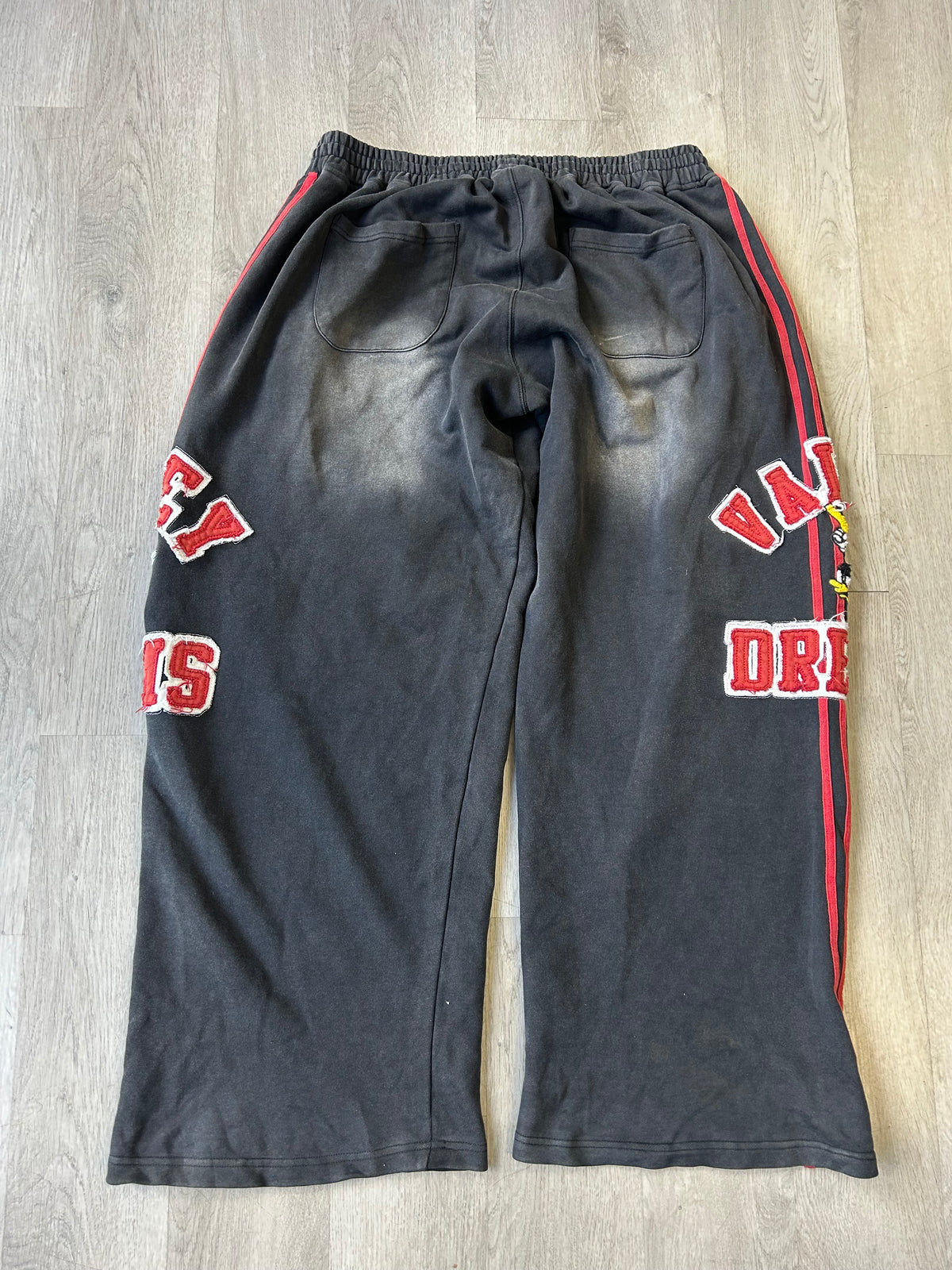 Vale Forever Anthem Tracks Sweatpants in Black/Red