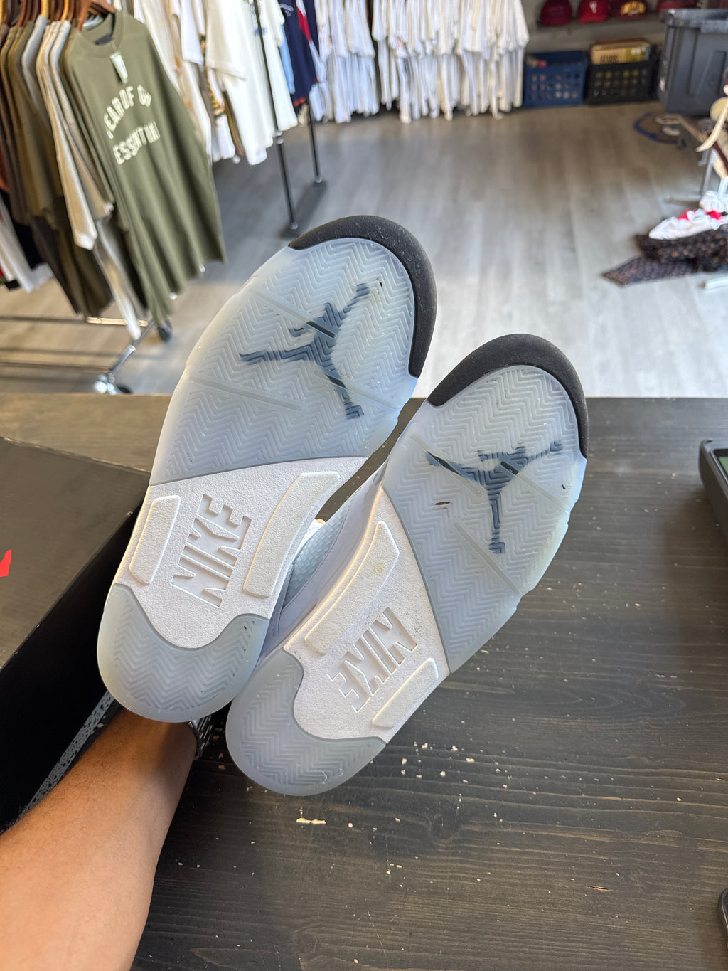 Pre-owned Jordan Retro 5 White Metallic (2026)