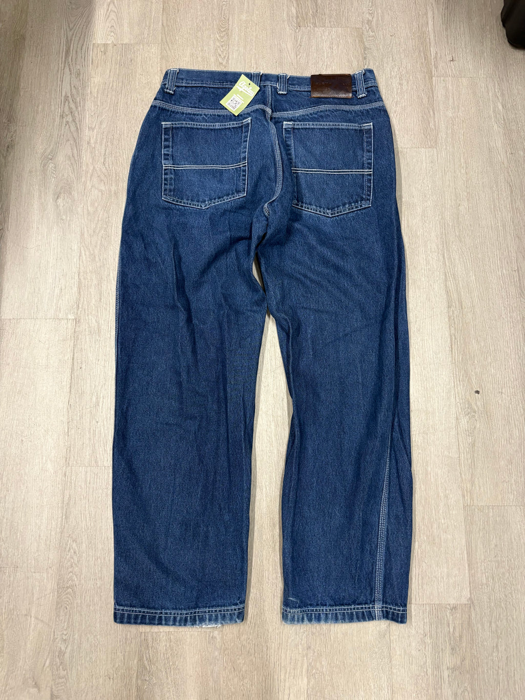 Y2K Wide Leg Blue Denim Jeans