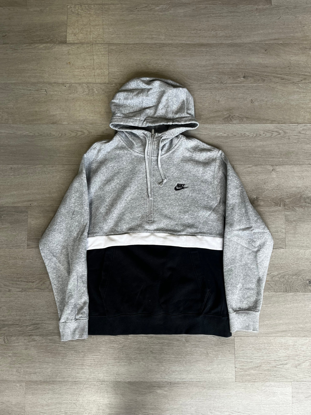 Nike Color Block Half Zip Hoodie