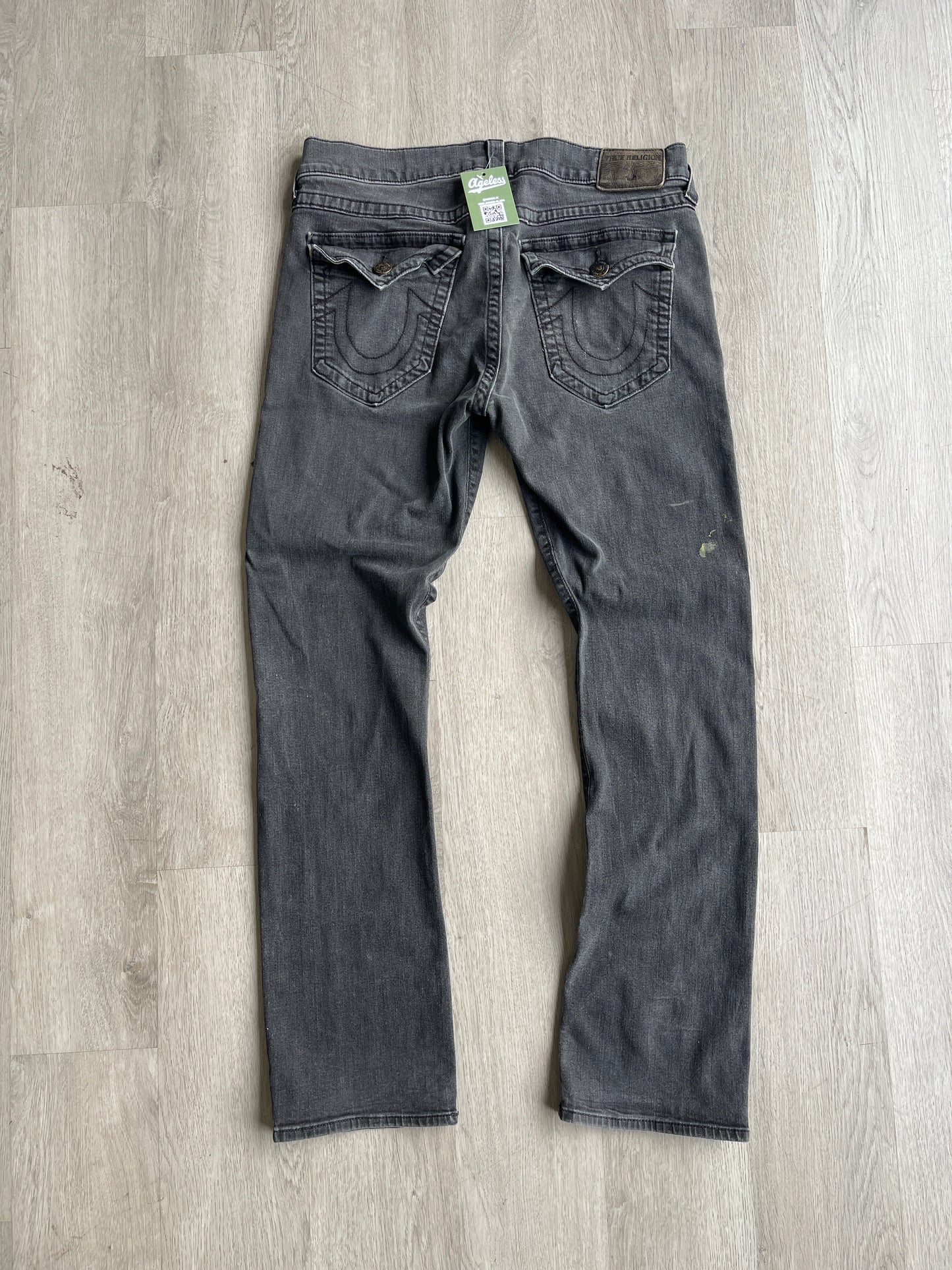 True Religion Black Washed Jeans