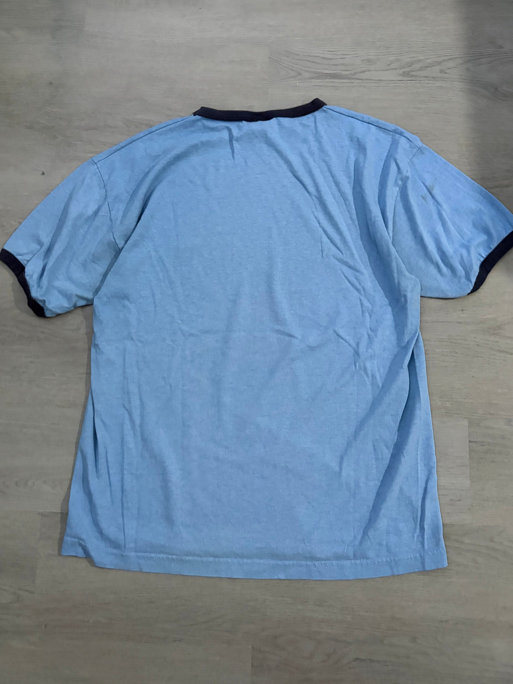 Vintage Blue Speed Racer Ringer Tee