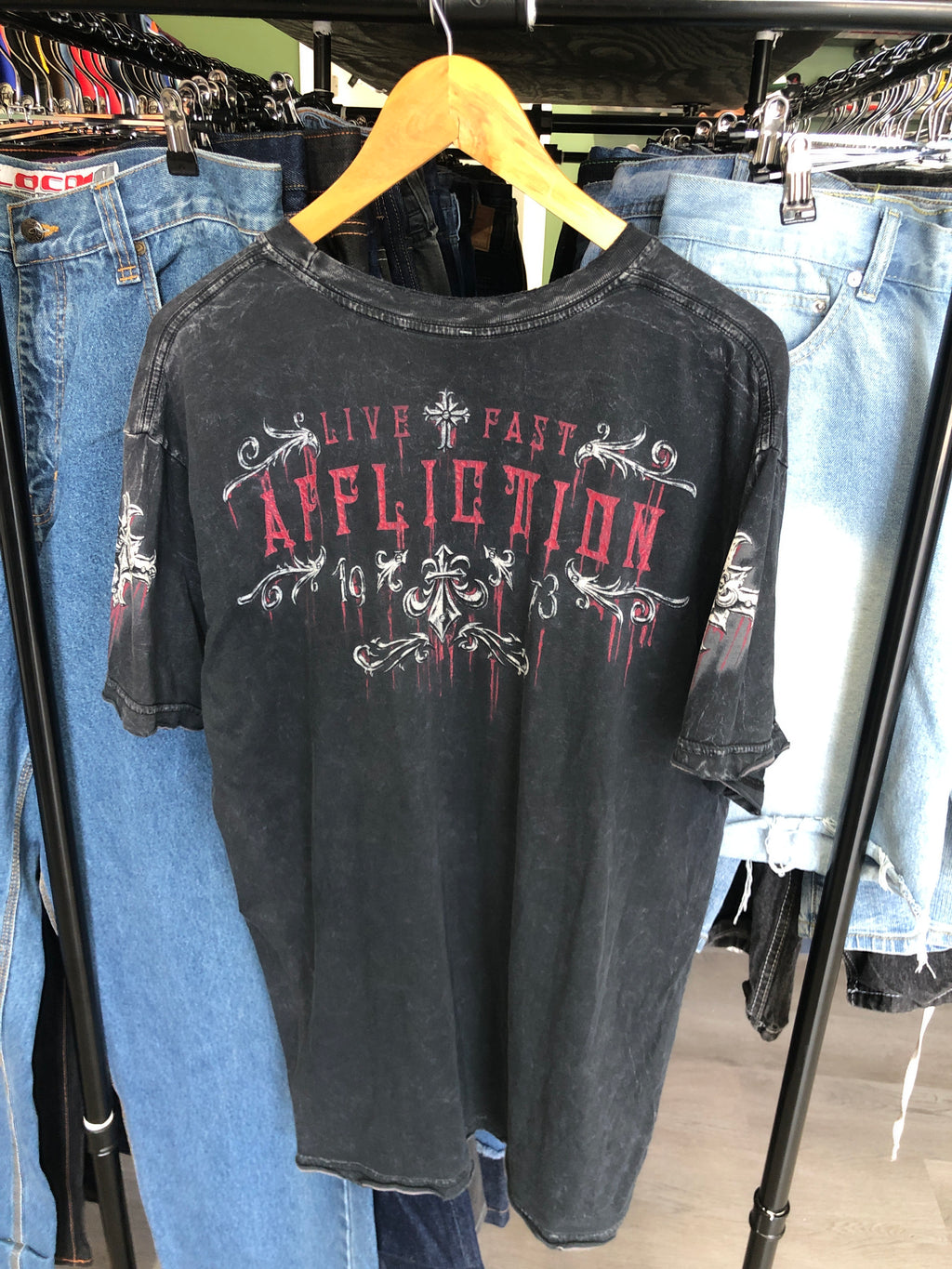 Affliction Live Fast Tee