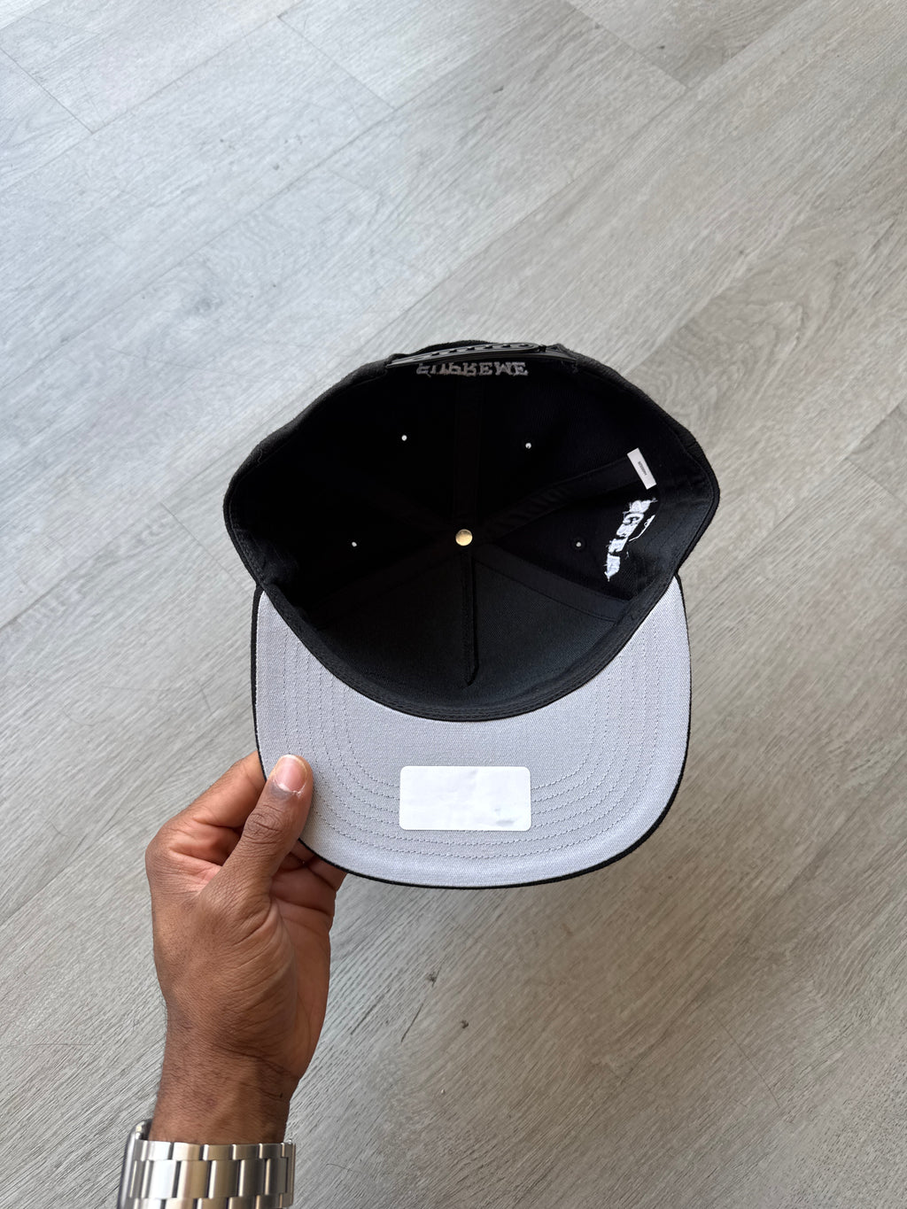 Supreme DJ Screw SUC 5-Panel Black Snapback Hat