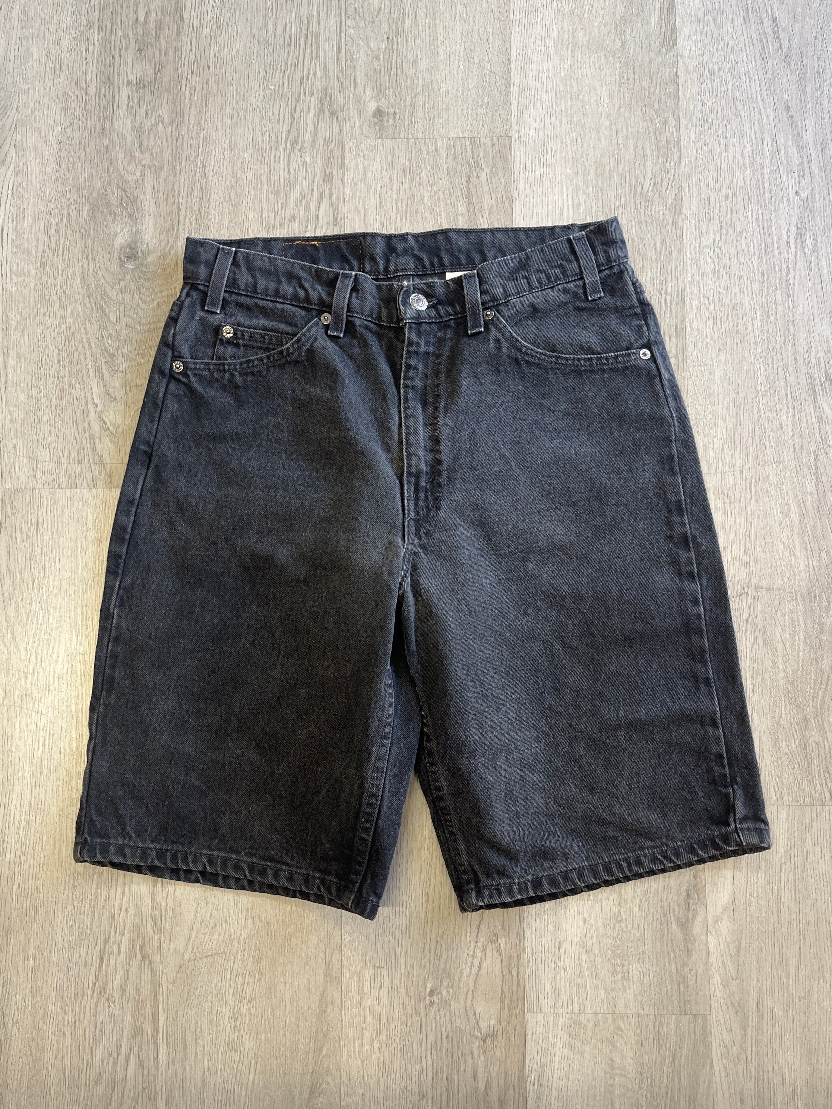Vintage Wrangler Black Denim Shorts