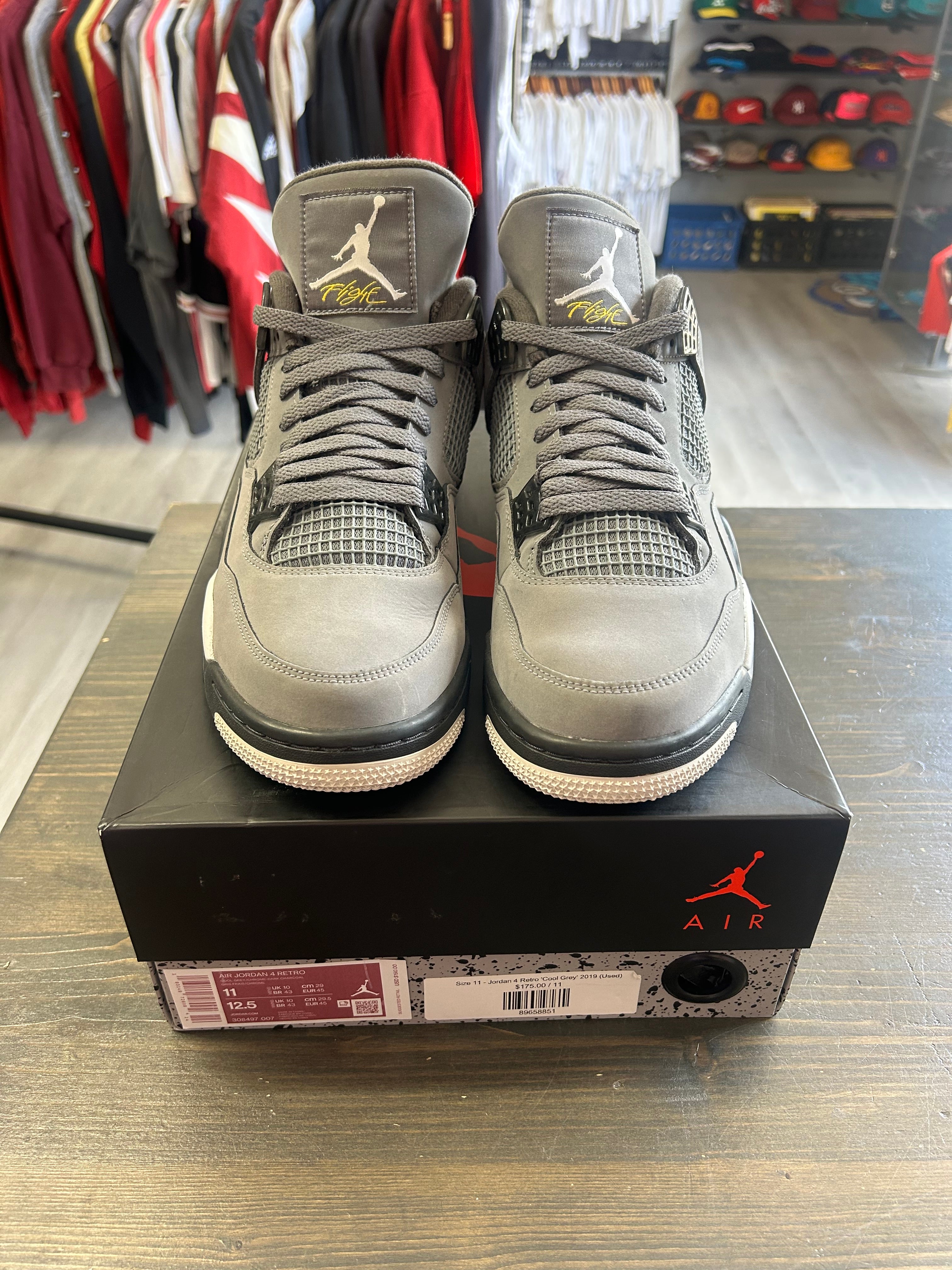 Pre-Owned Jordan 4 Retro Cool Grey (2019)