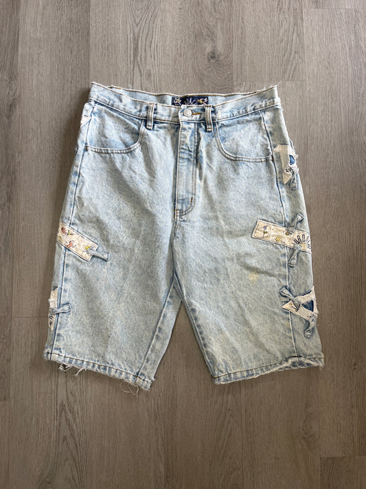 Women’s Vintage Jordache Patch Denim Shorts