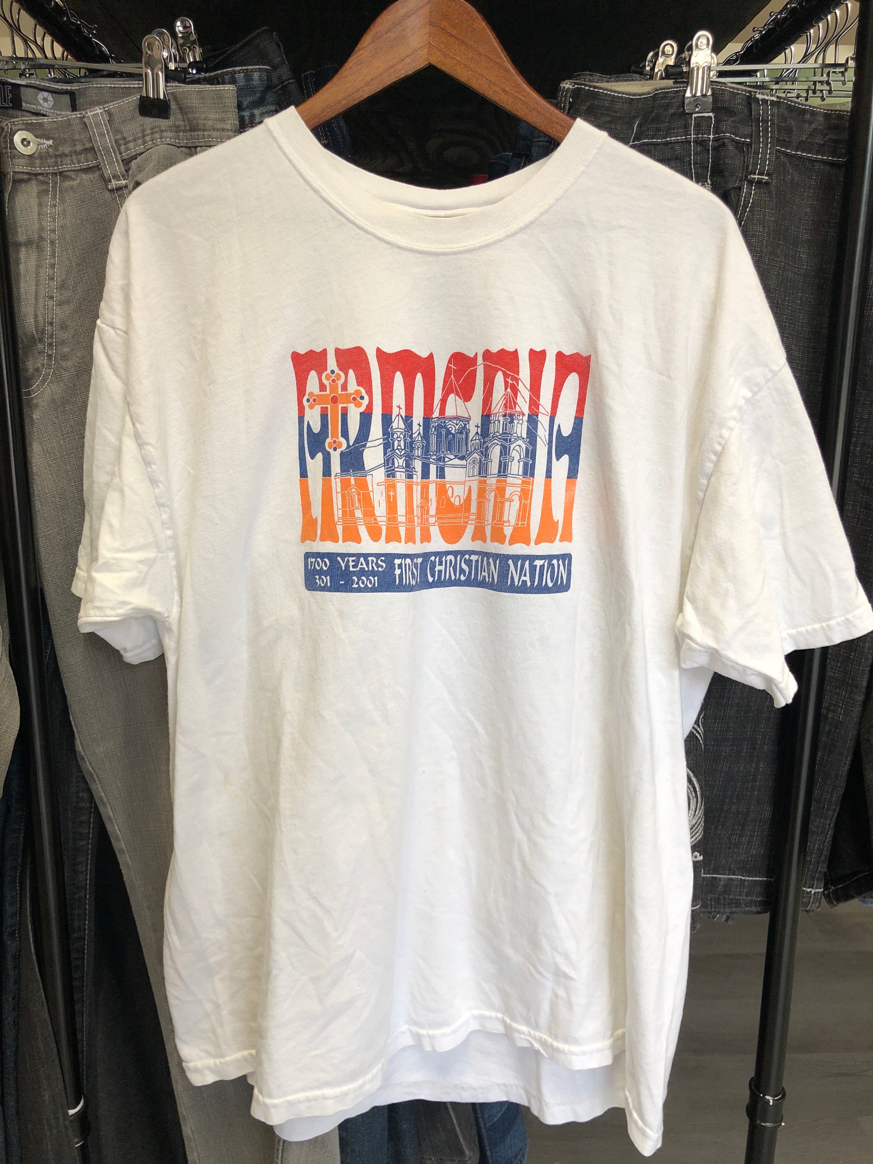 Vintage Armenia First Christian Nation Tee