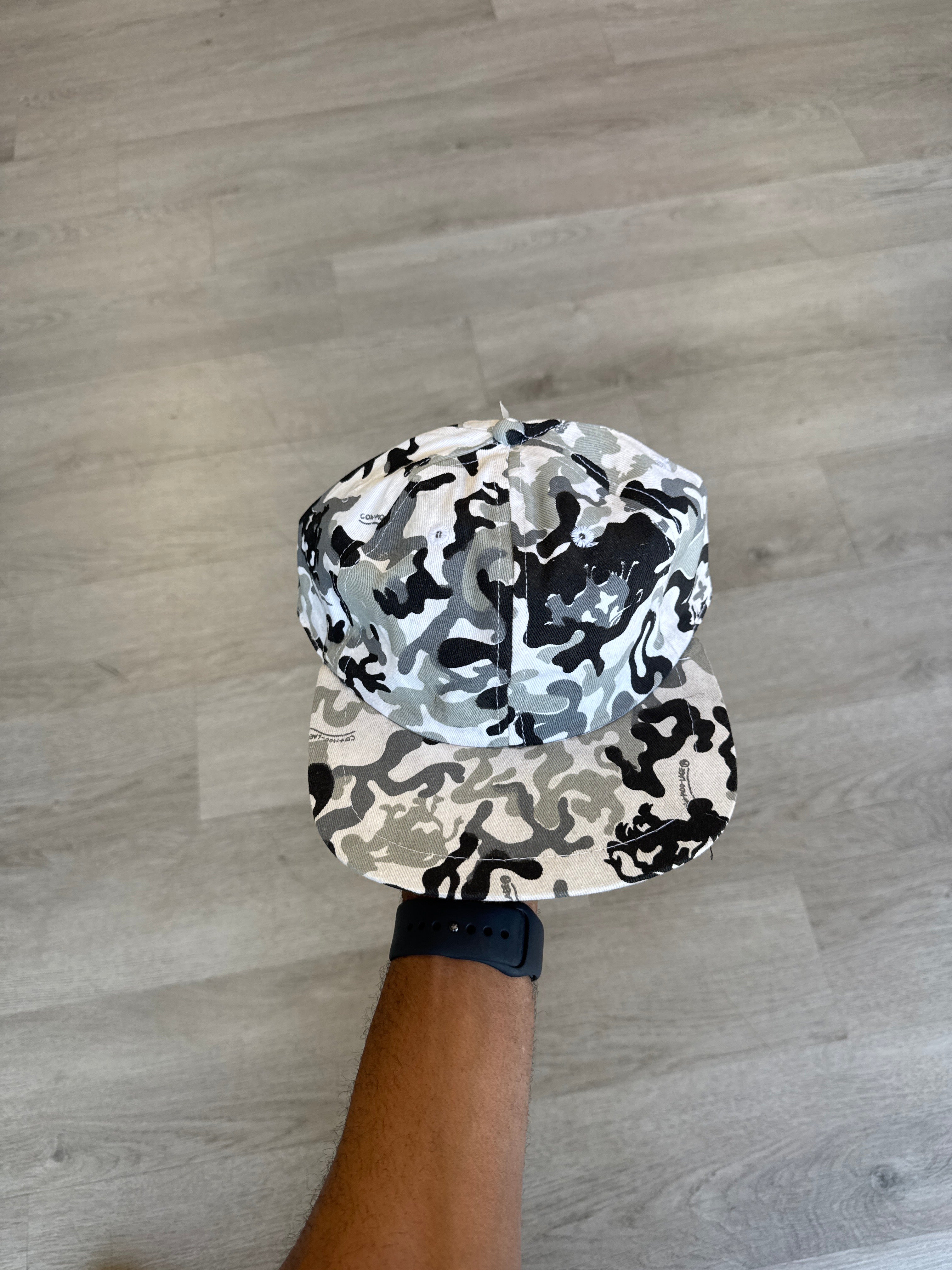 Vintage Cow Moo Flage Camo 6 Panel Elastic Adjustable Hat