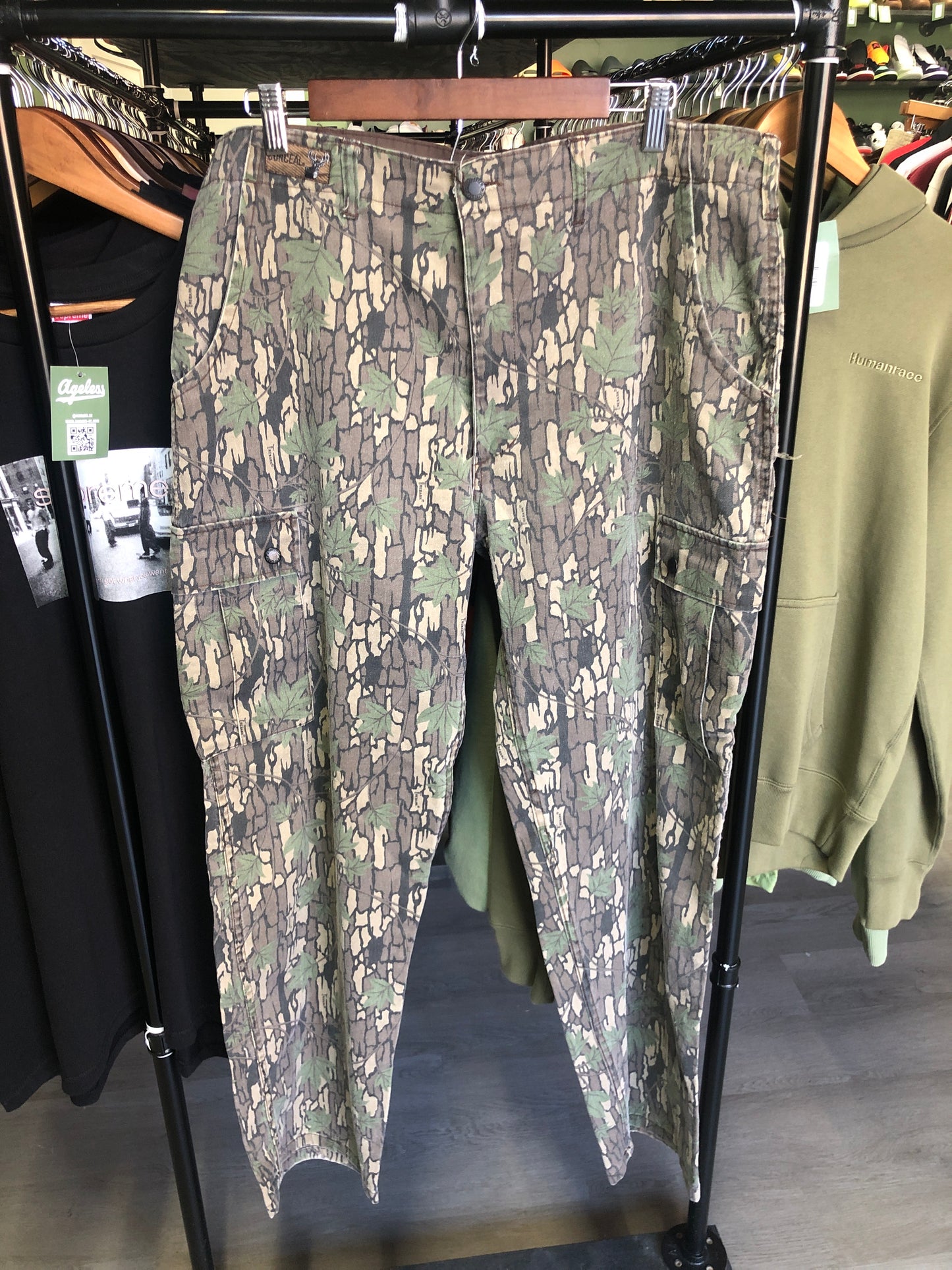 Vintage Tree Bark Camo Pants