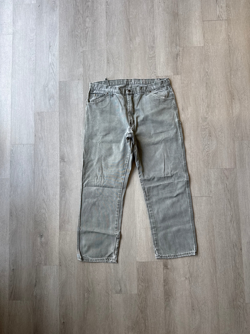 Vintage Dickies Faded Olive Green Carpenter Pants