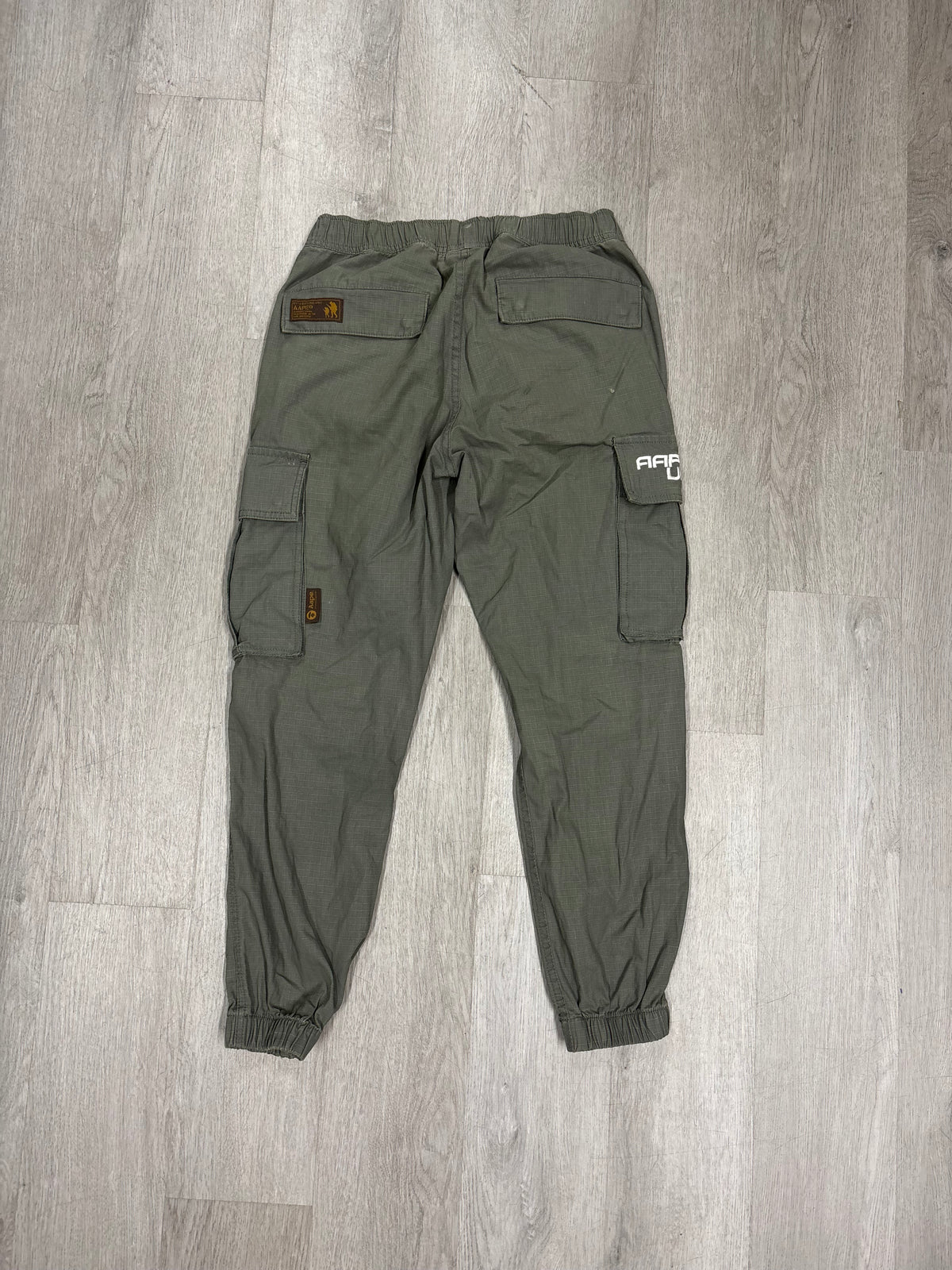 AAPE by A Bathing Ape Green Cargo Pants