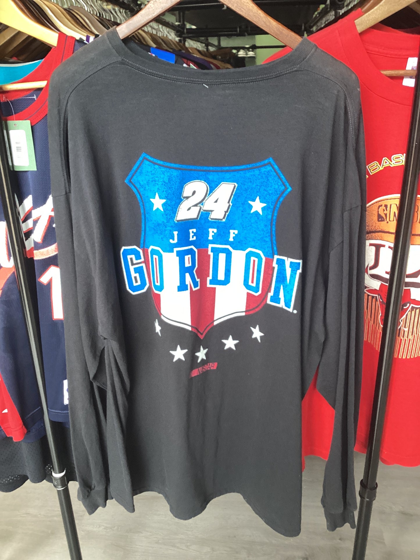 Jeff Gordon 24 Shield Longsleeve NASCAR Tee