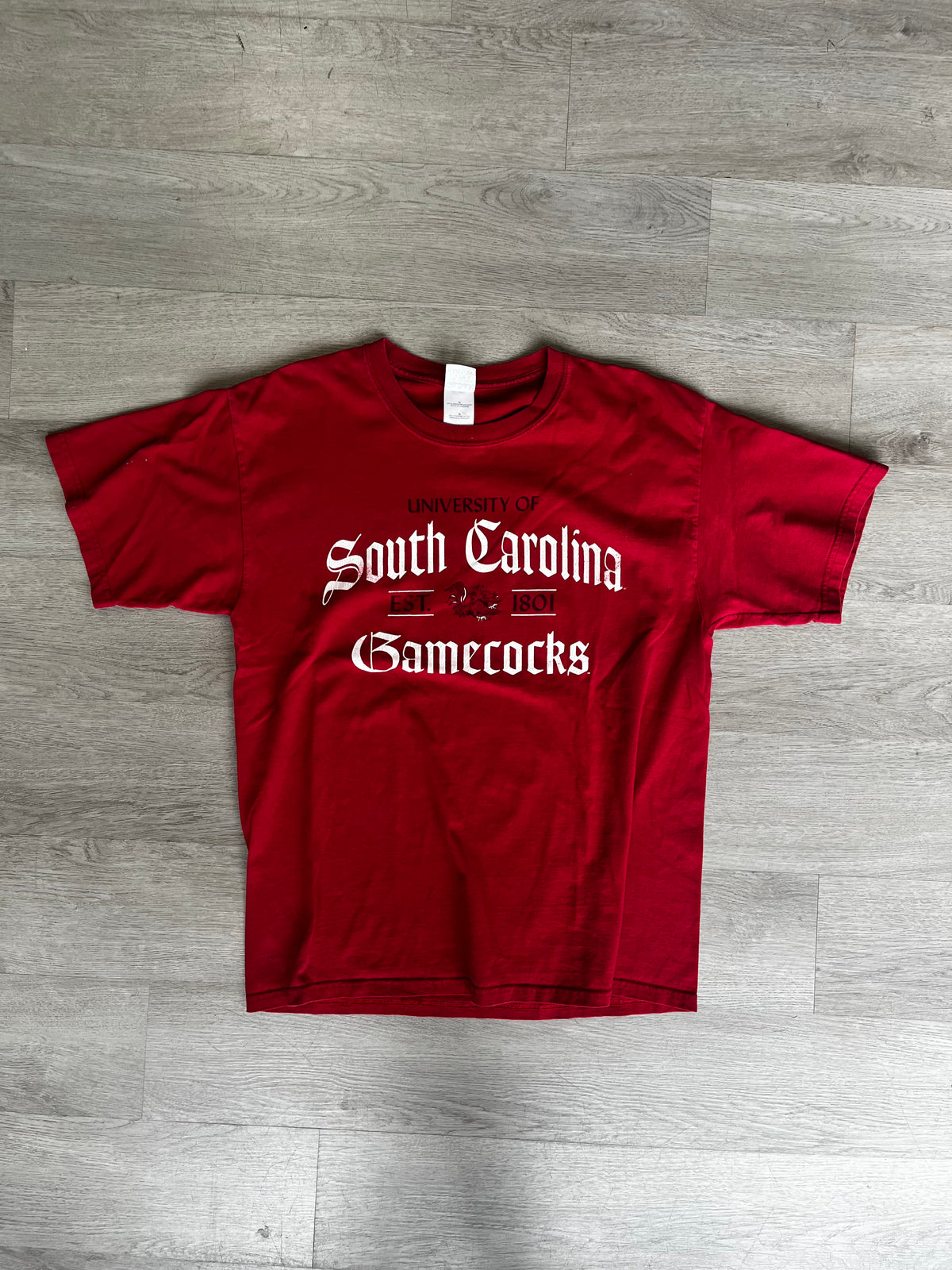 University of South Carolina Est 1801 Script Tee