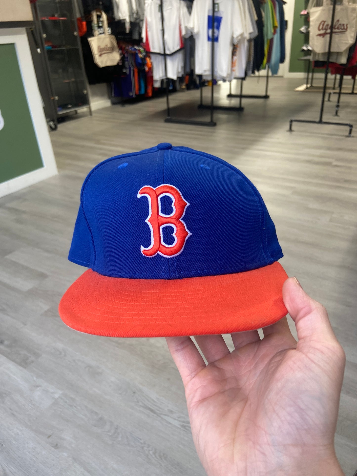 Blue/Orange Boston Red Sox Hat