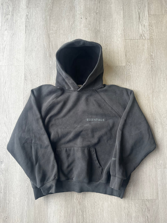 Fear of God Essentials Black Pullover Hoodie