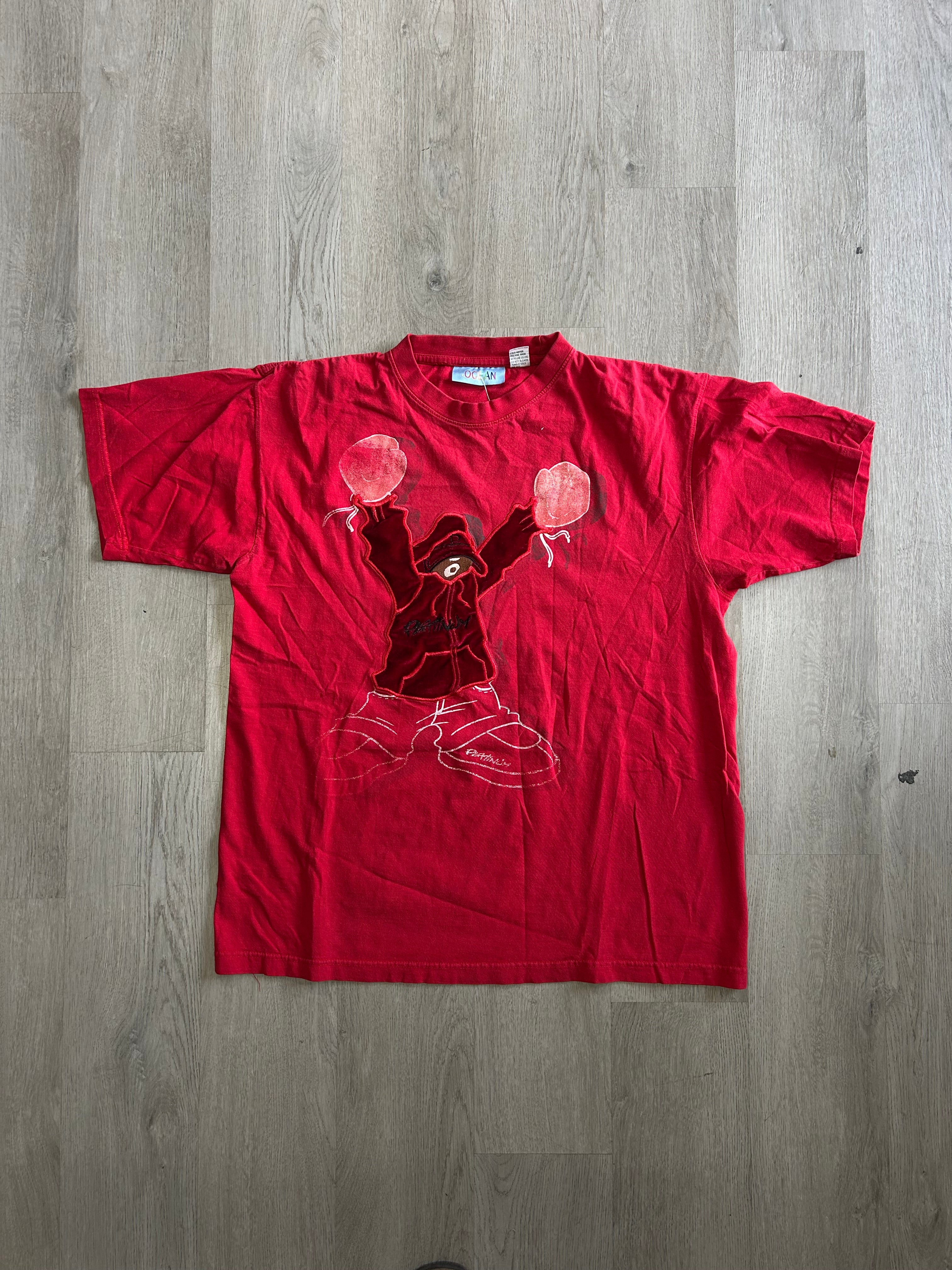 Vintage Diss Shadow Boy Embroidered Graphic Tee
