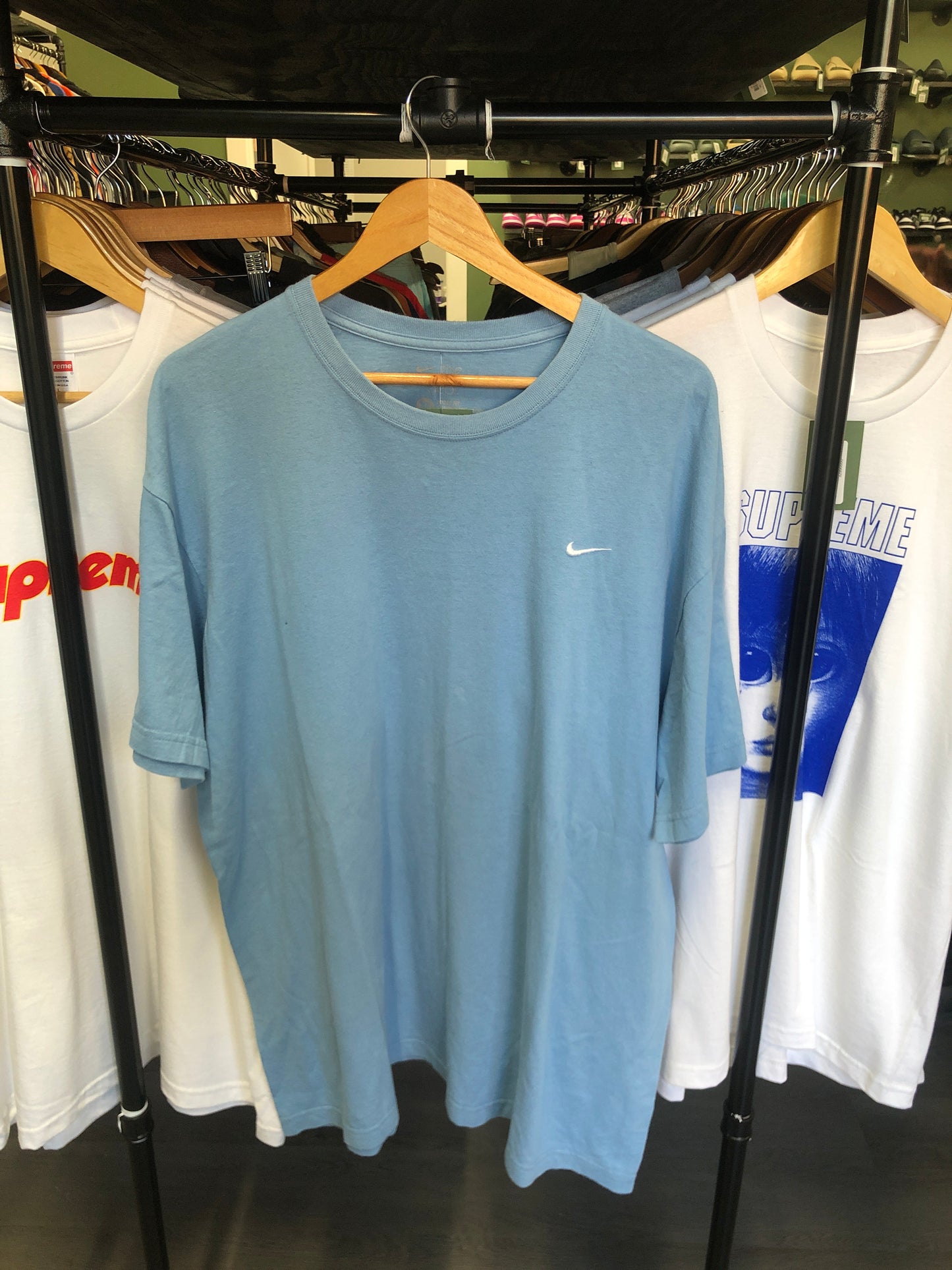 Blue Nike Logo Tee