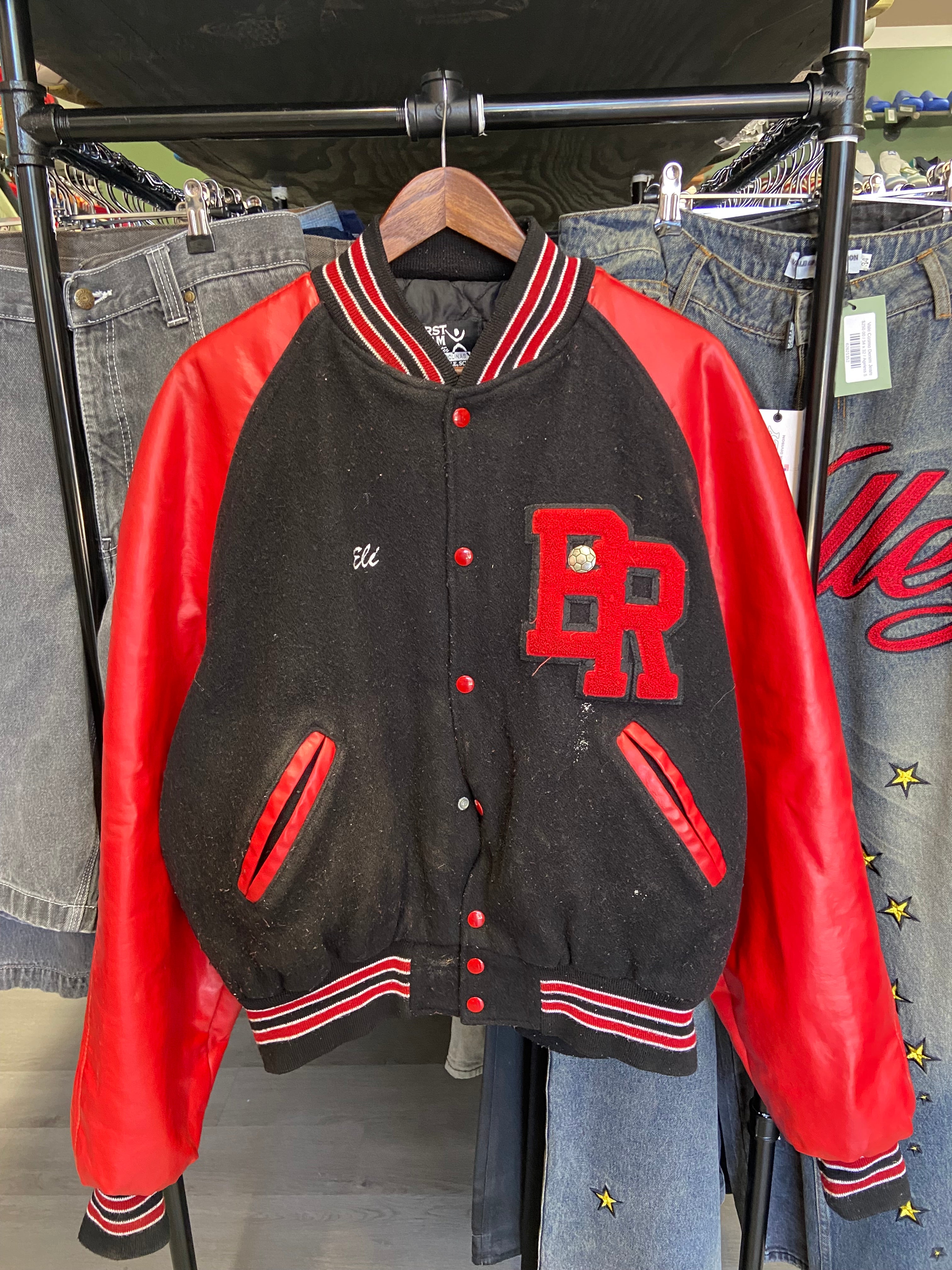 Vintage Varsity Bomber Jacket