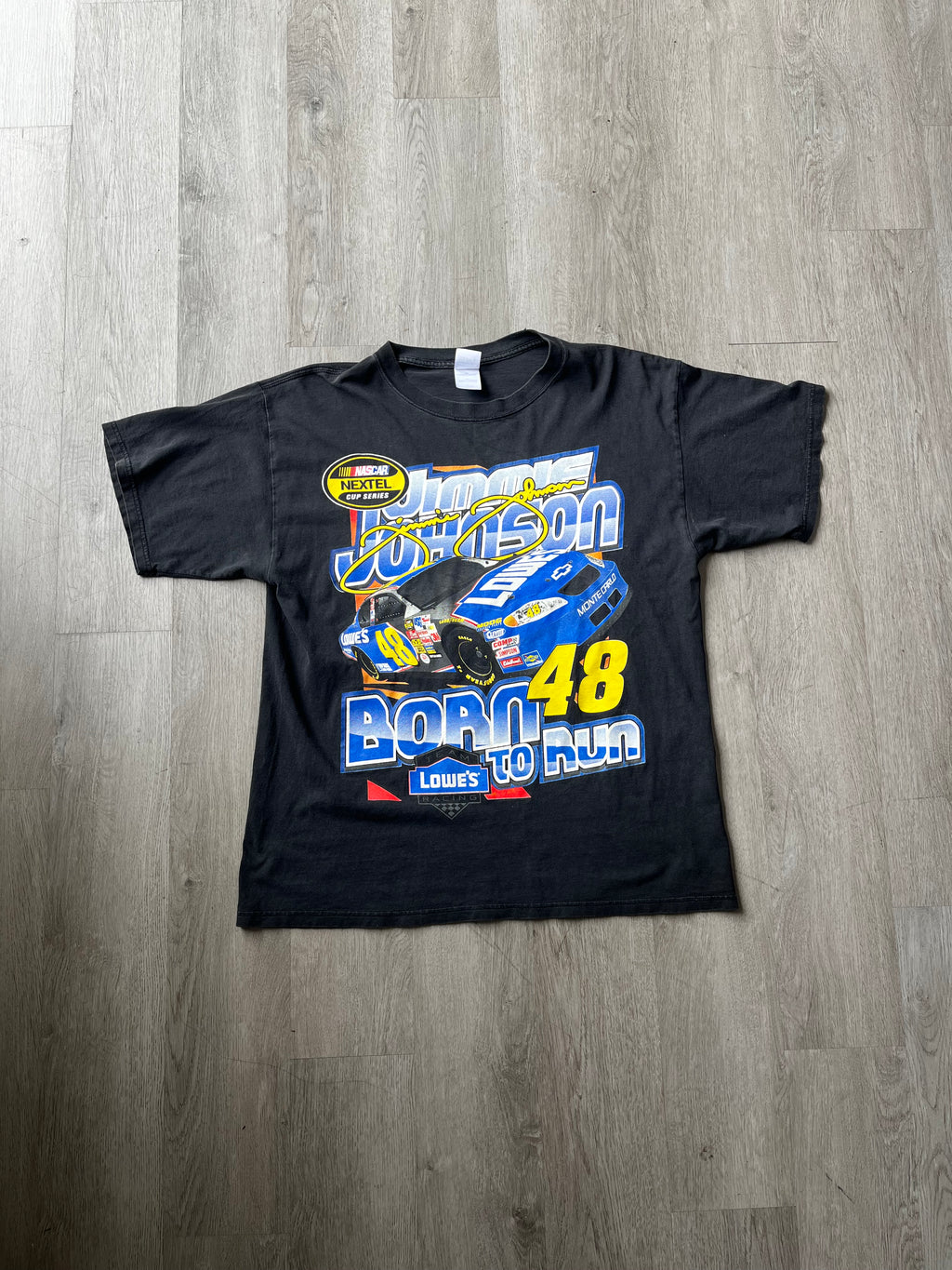 Vintage Jimmie Johnson NASCAR "Born To Run" Tee