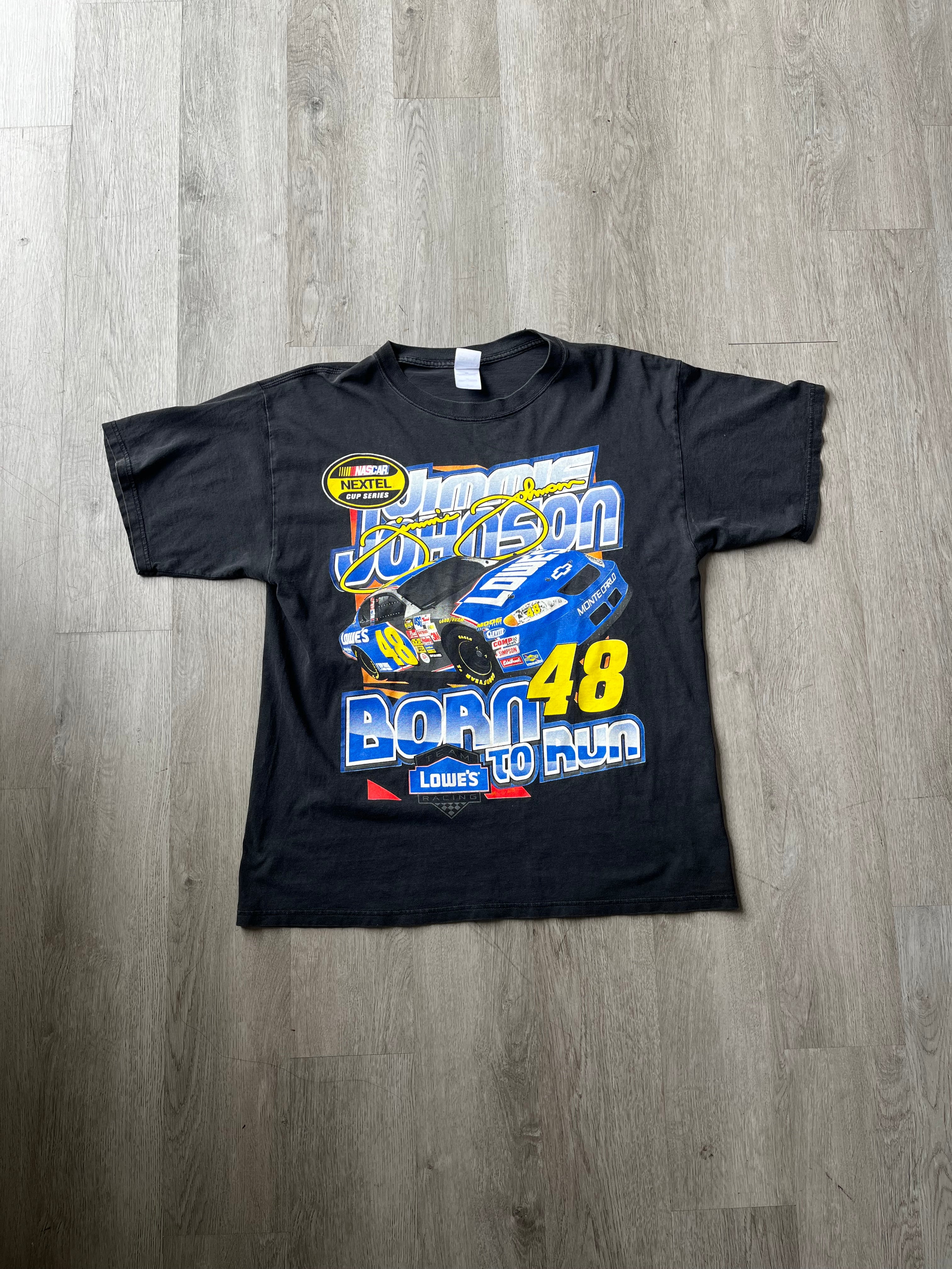 Vintage Jimmie Johnson NASCAR "Born To Run" Tee