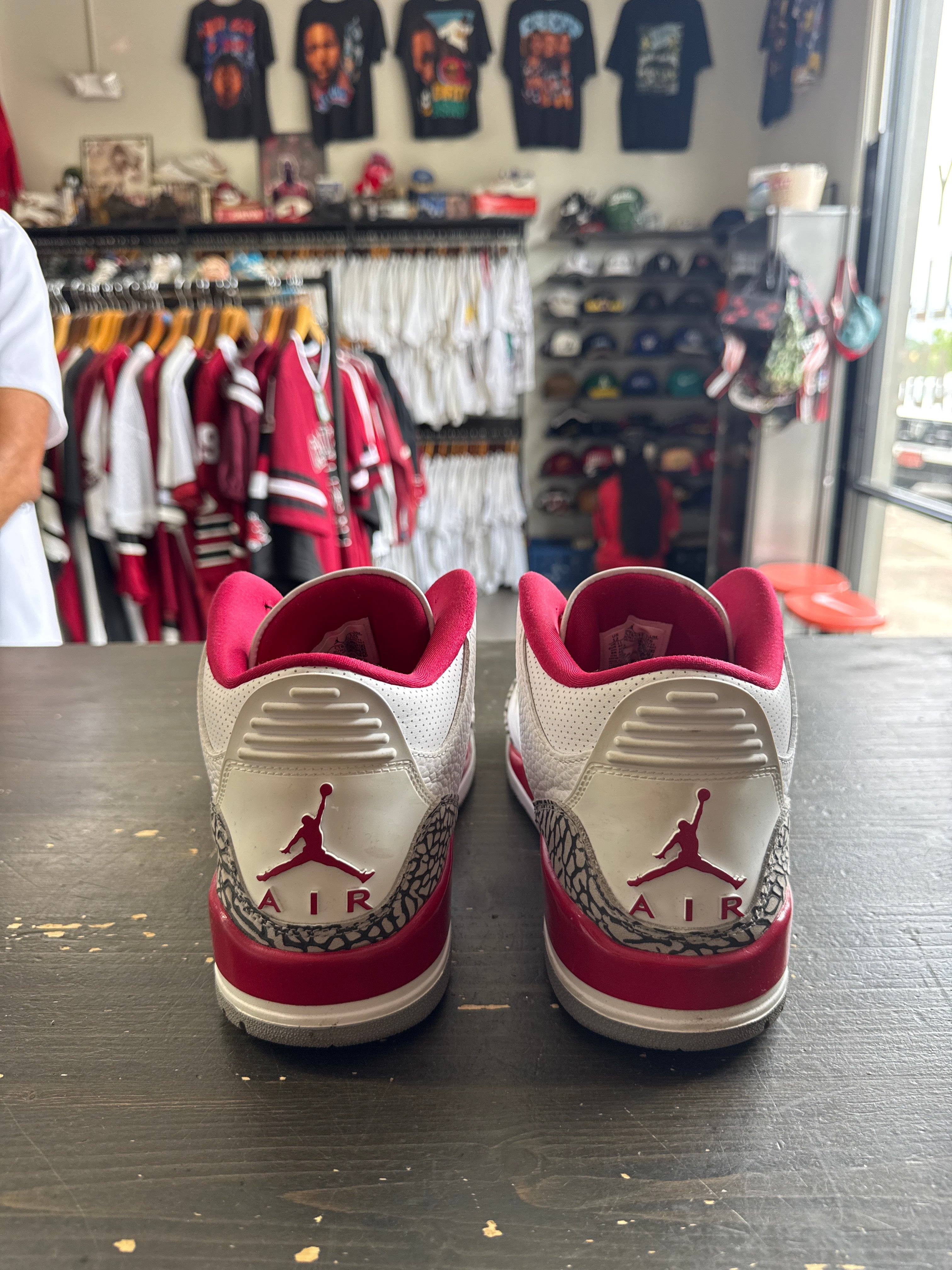 Pre-owned Jordan Retro 3 Cardinal Red