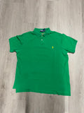Polo By Ralph Lauren Green Small Pony Collared Shirt