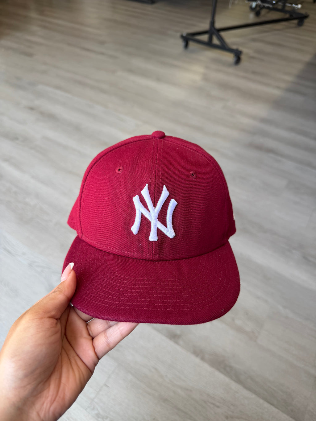 New Era New York Yankees Burgundy Fitted Hat